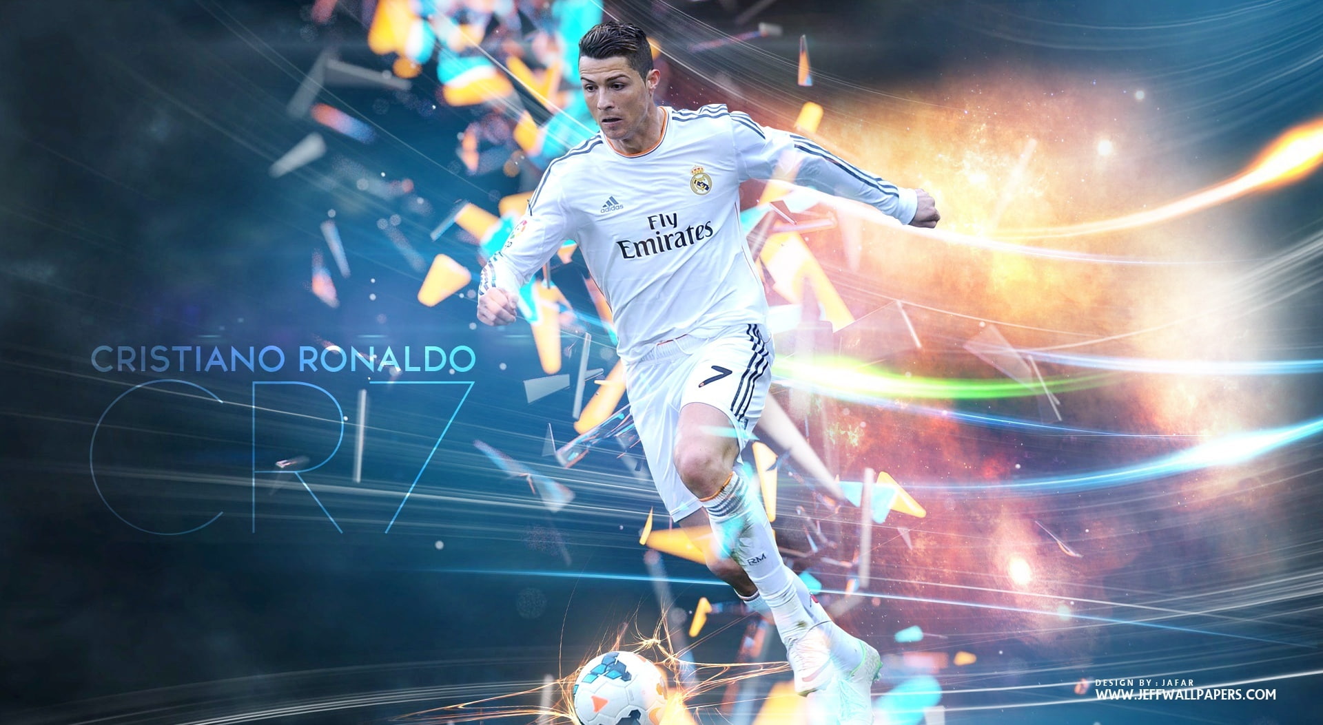 CR7 HD Wallpaper, Cristiano Ronaldo screengrab, Sports, Football