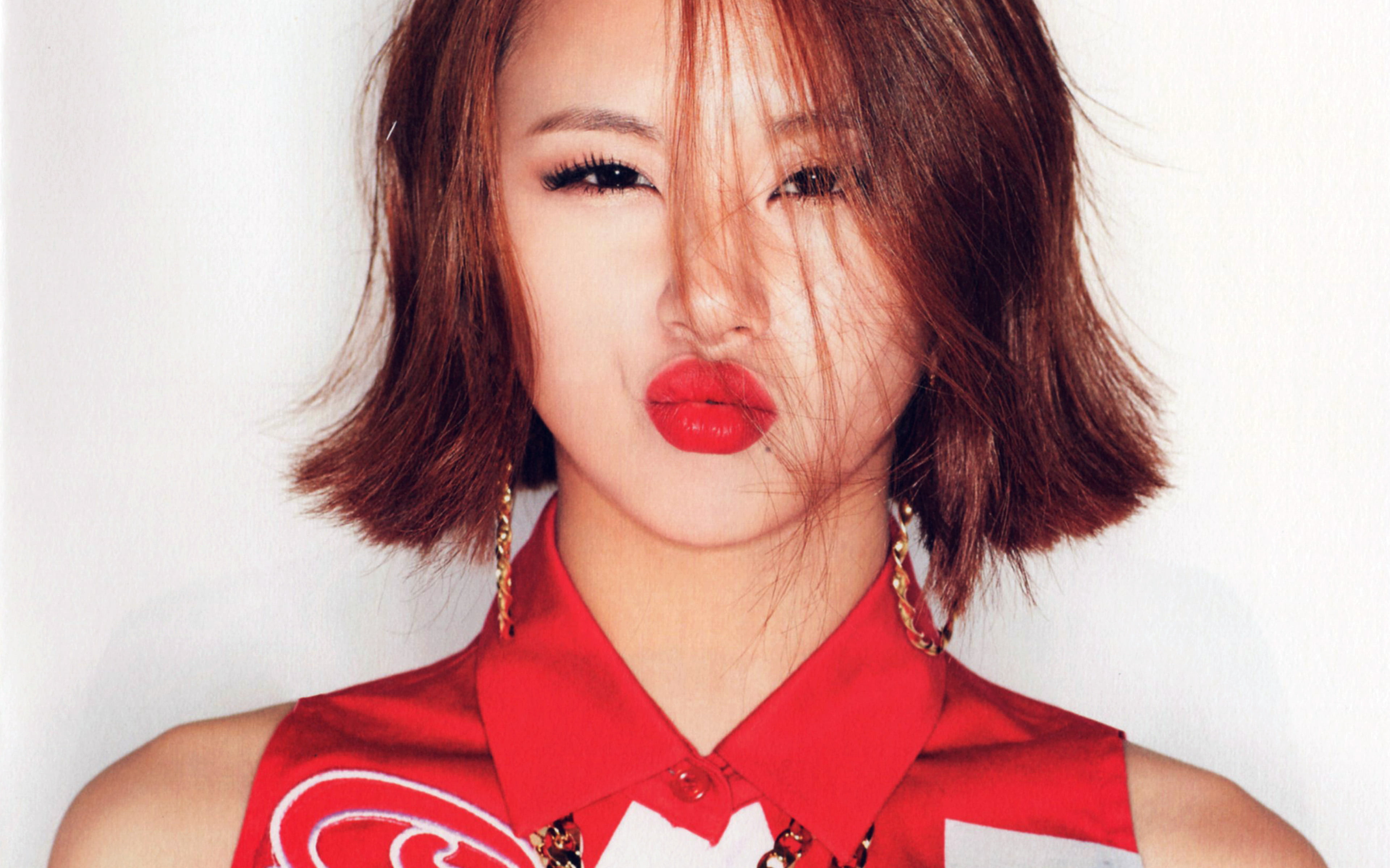 twice, chaeyoung, red, cute, girl, music, headshot, portrait