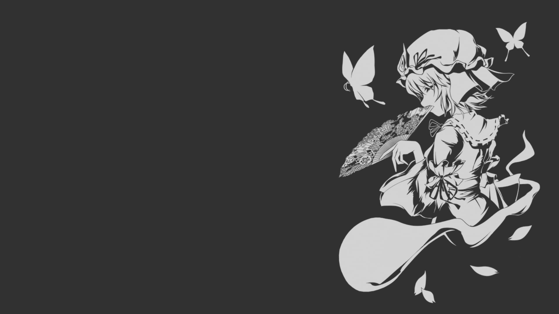 Free download | HD wallpaper: video games, Touhou, minimalism, Japanese ...