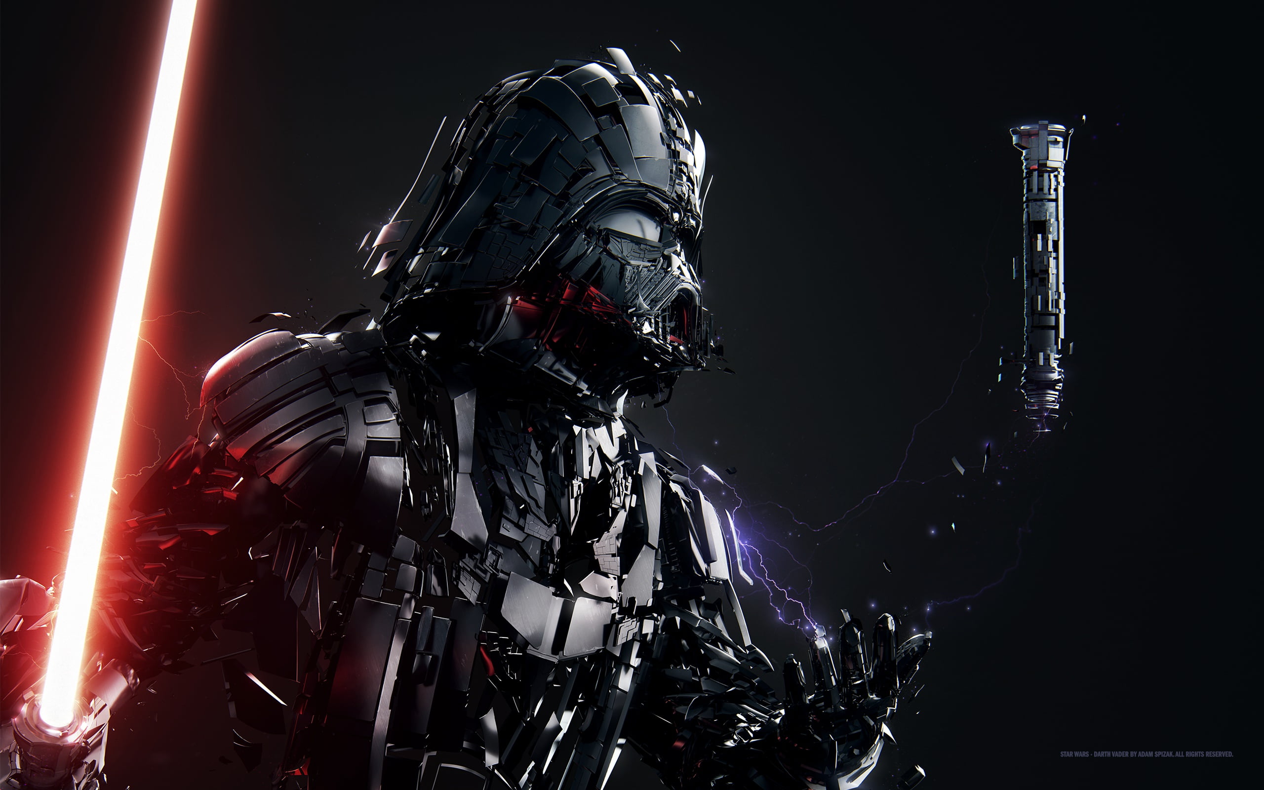 Free download | HD wallpaper: Darth Vader, Star Wars, Sith, Adam Spizak ...