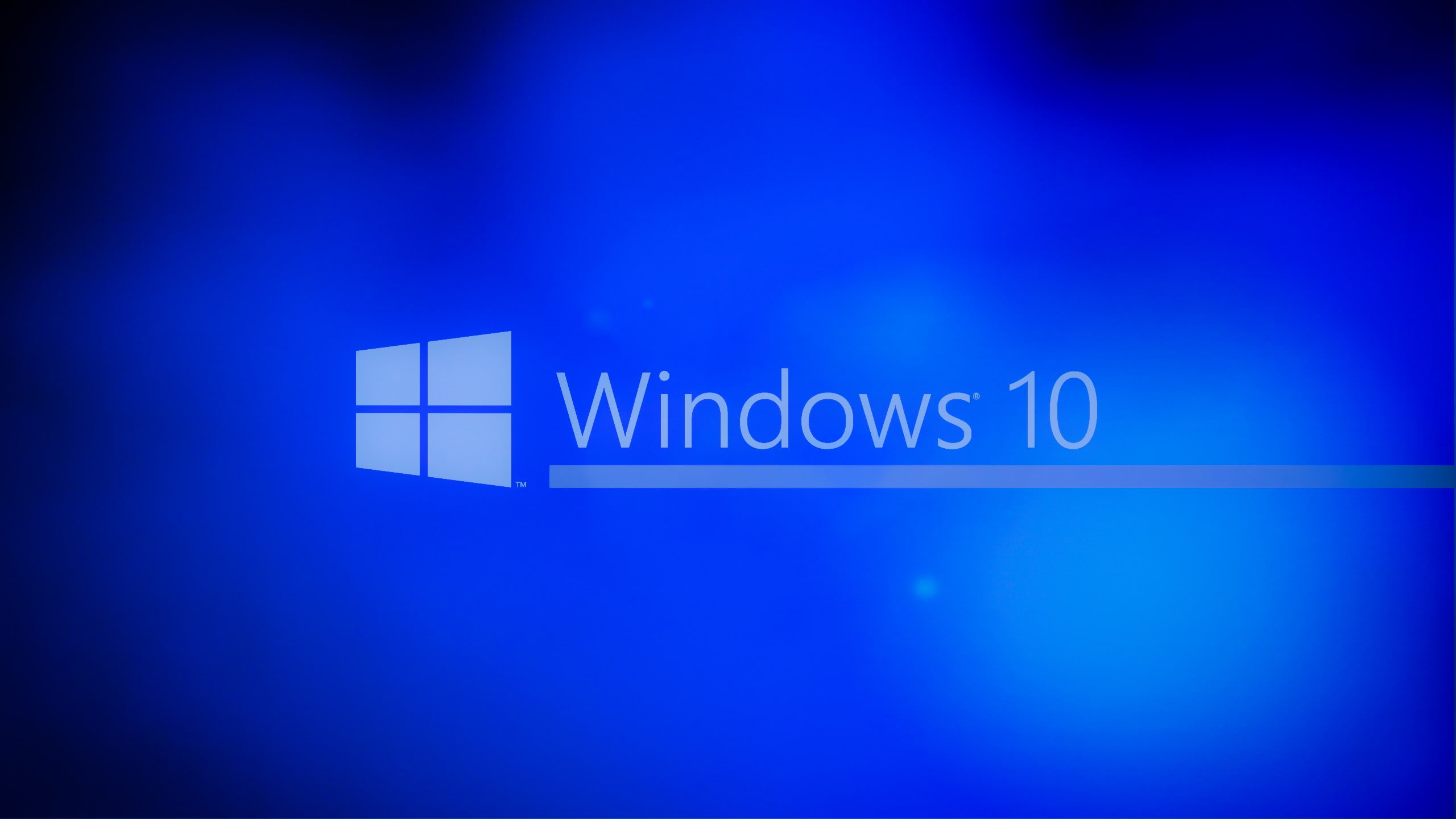 Blue Windows 10  HD, logo, Start