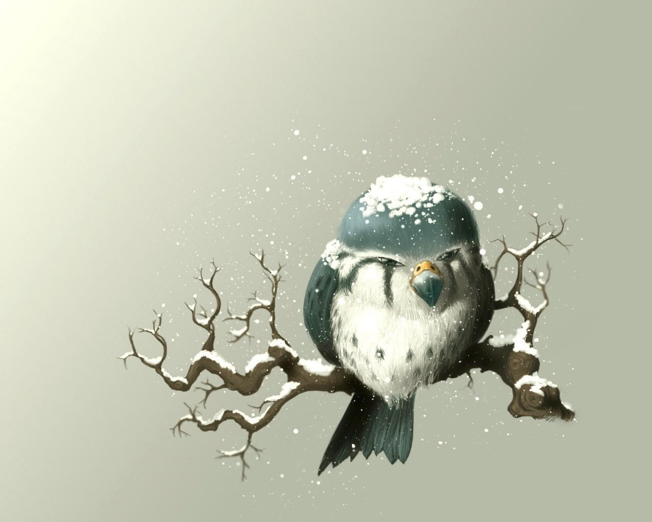 peregrine falcon illustration, figure, branch, Bullfinch