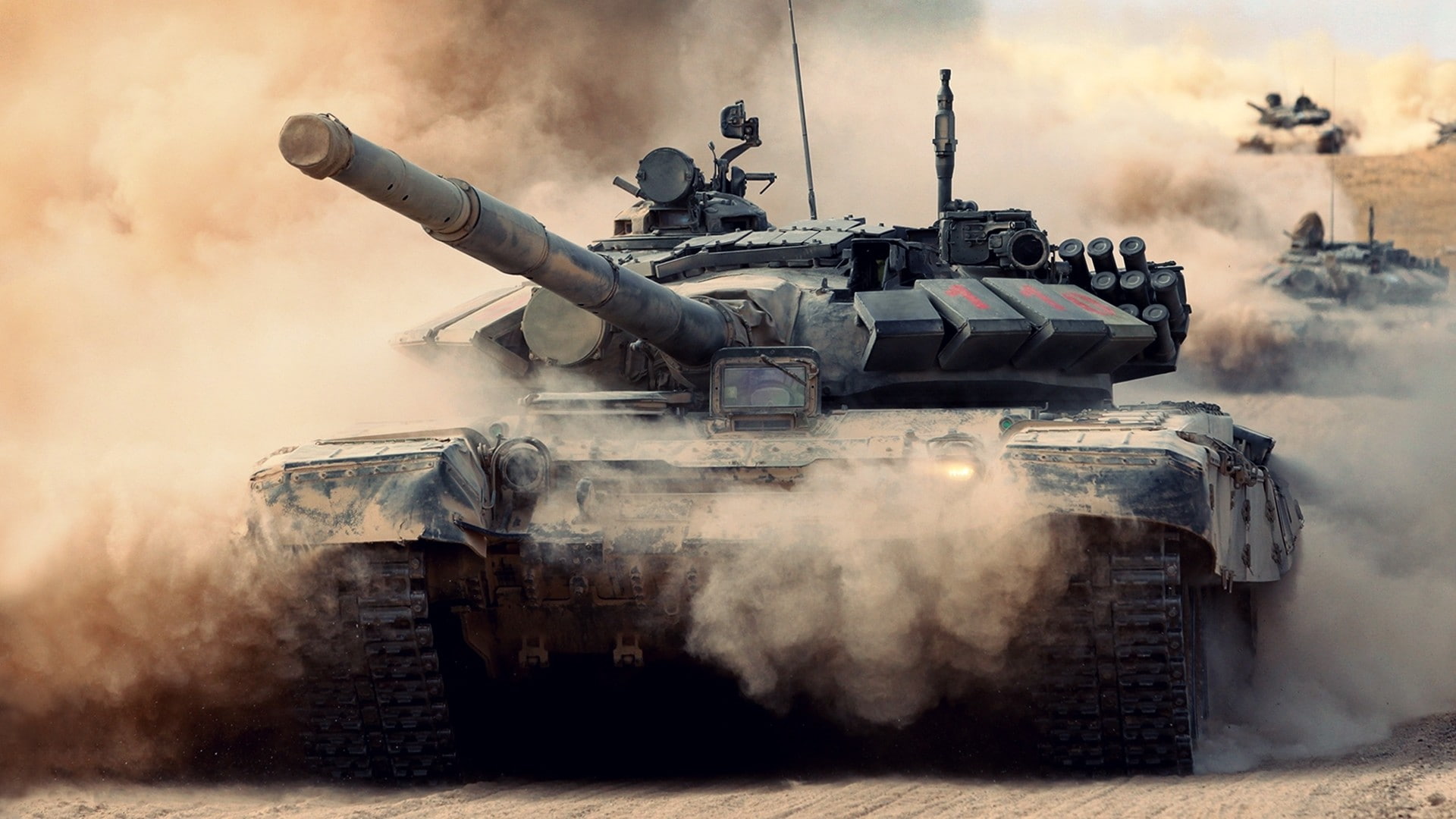 tank, dust, T-90, weapon, war
