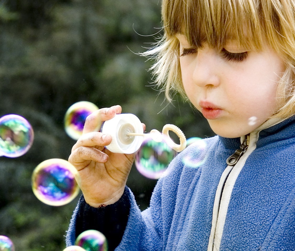 bubbles, children