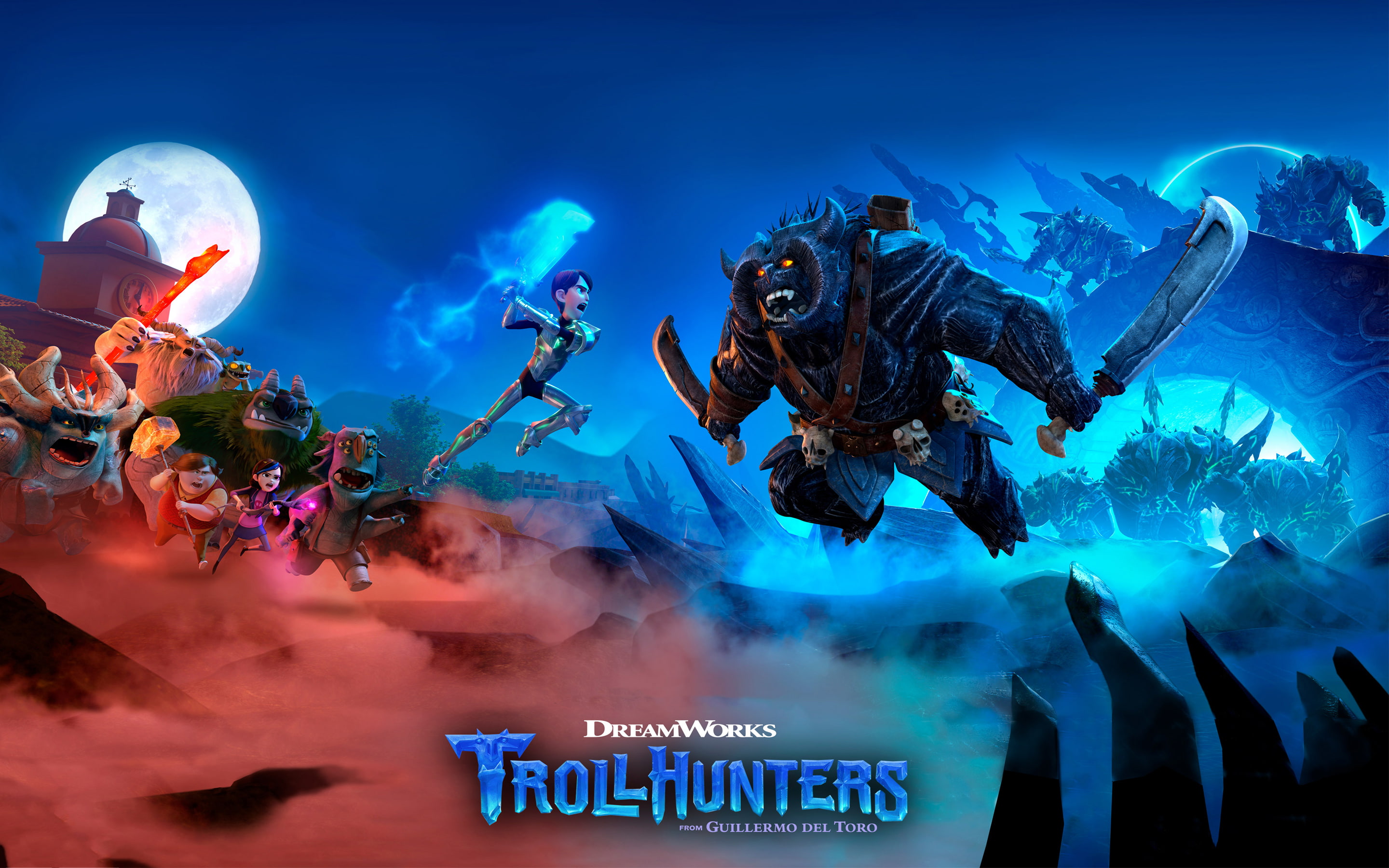 Trollhunters TV Series 2017, group of people, arts culture and entertainment