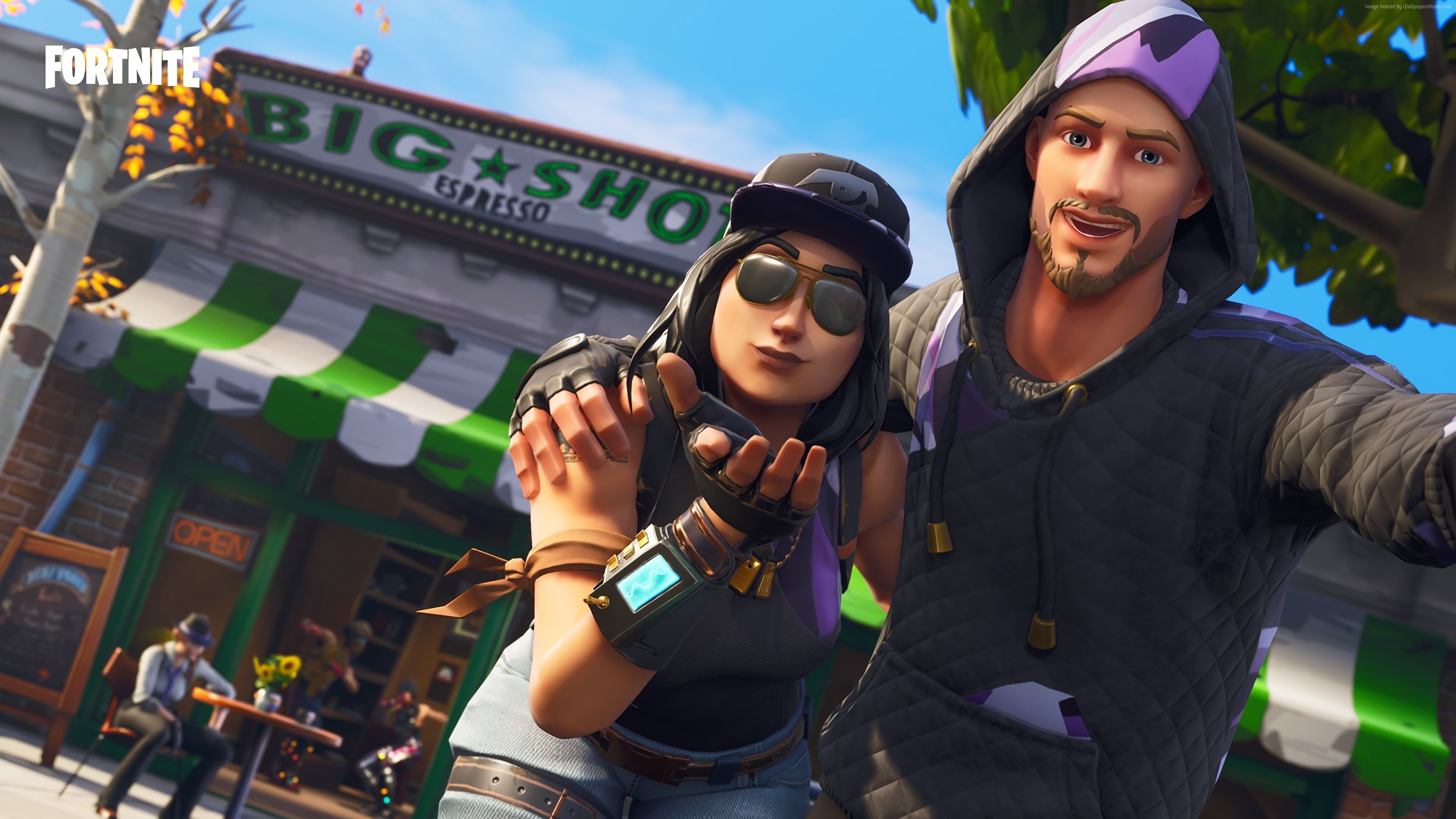 screenshot, 4K, Fortnite, young adult, real people, leisure activity