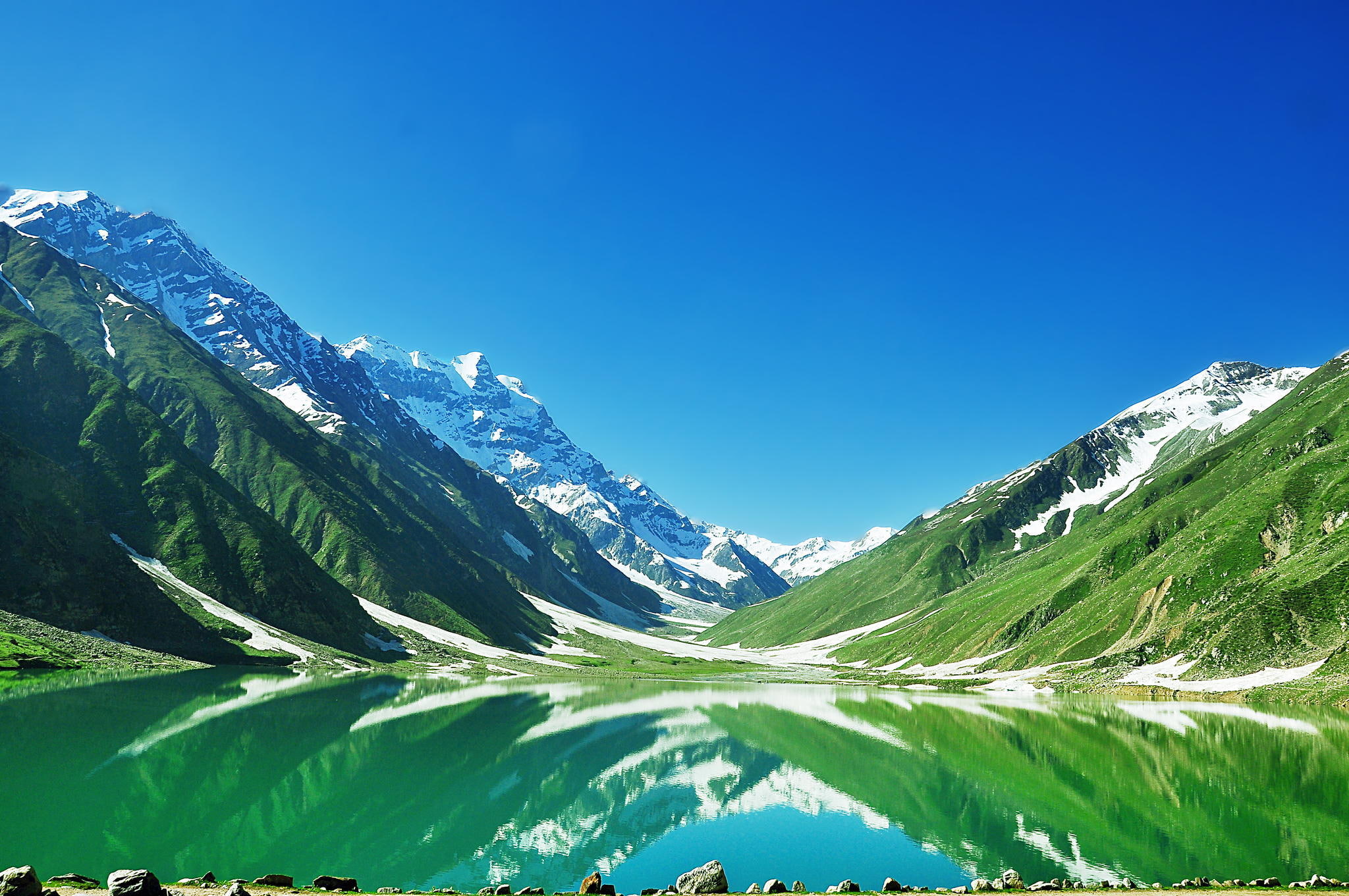 the sky, mountains, lake, lake saif ul malook, Pakistan