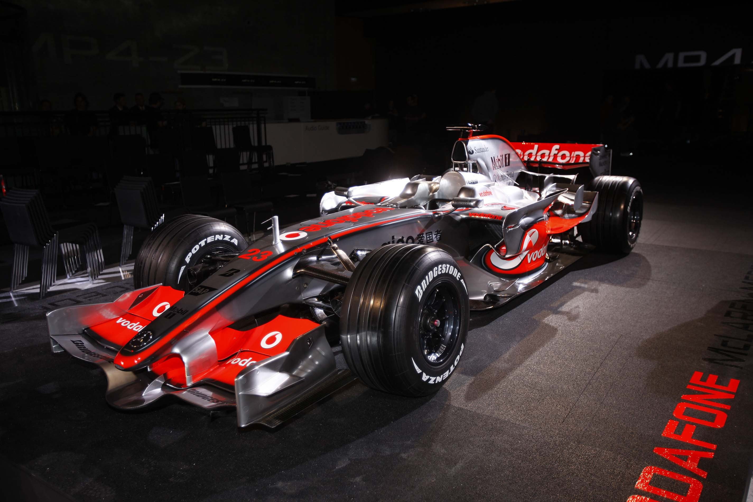 black, white, and red F1 vehicle, McLaren, Sport, the car, formula 1