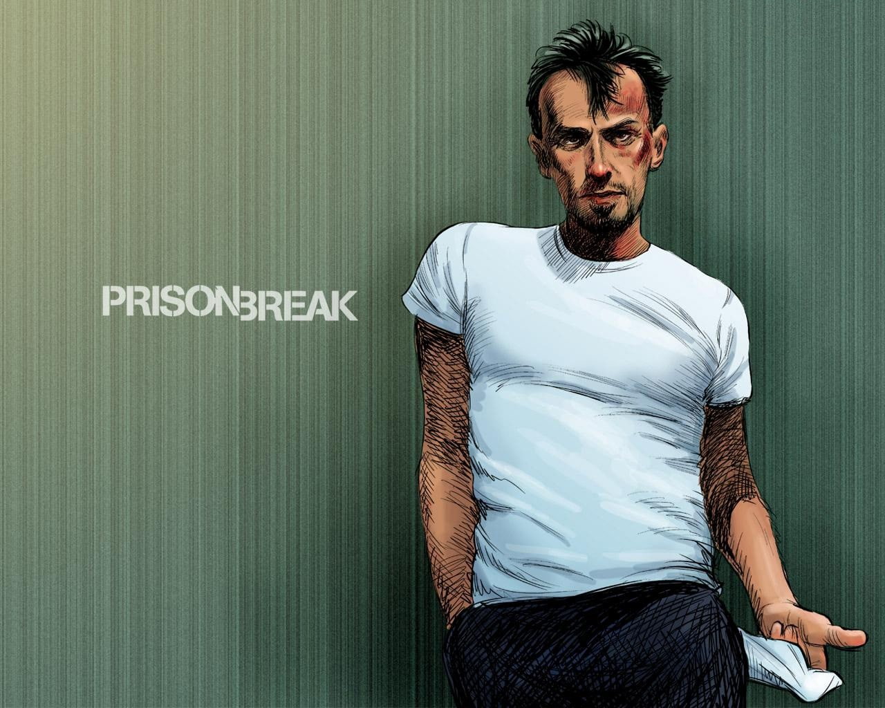 Prison Break, theodore bagwell, t-bag, t bag, one person, men