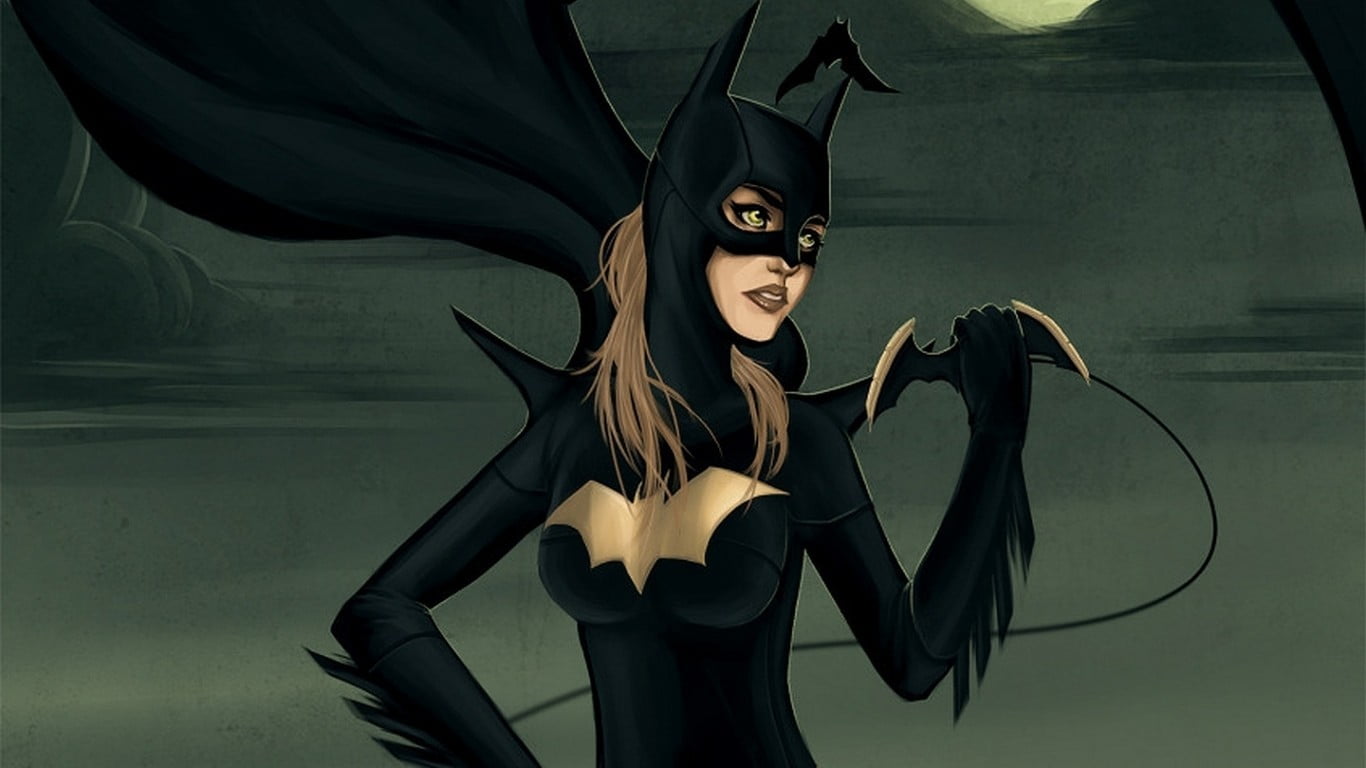 Batwoman, Batgirl, superheroines, artwork, women, beauty, one person