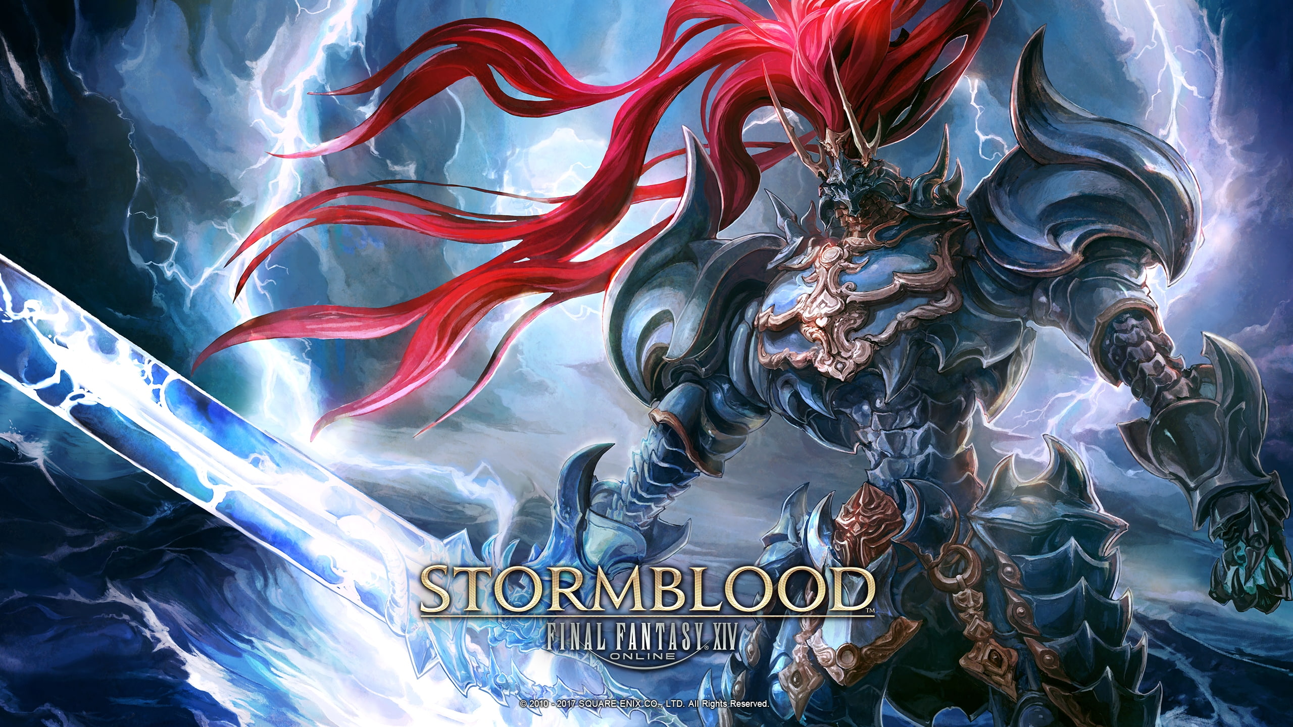 final fantasy xiv: stormblood, susano, armor, big sword, artwork
