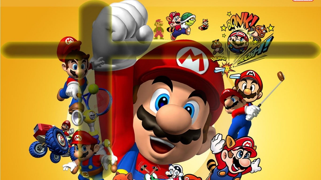 Super Mario digital wallpaper, Mario Bros., Super Mario Bros.