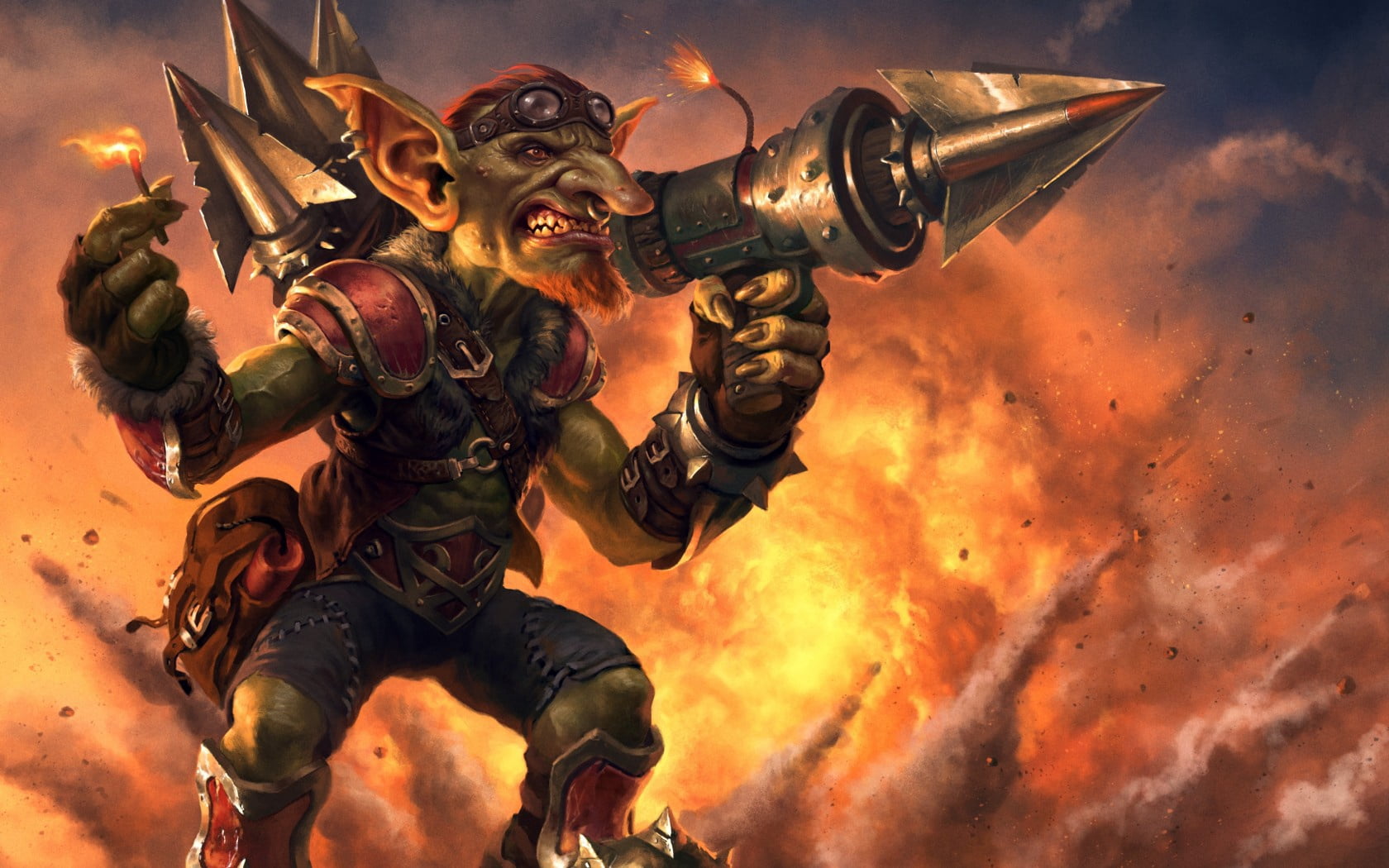 goblin illustration, hearthstone, goblins vs gnomes, hearthstone heroes of warcraft