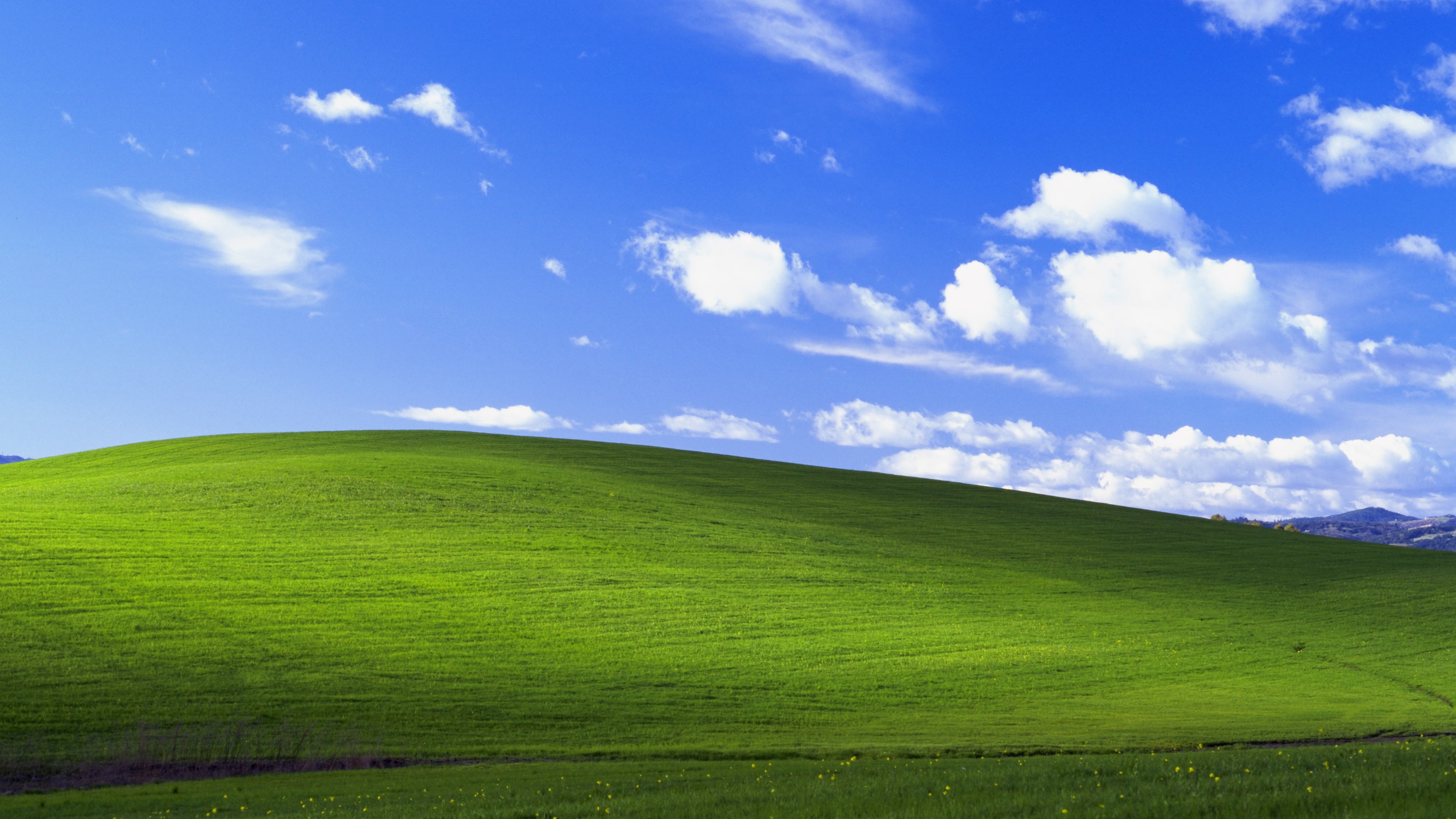 Landscape, 4K, Bliss, Windows XP, Stock