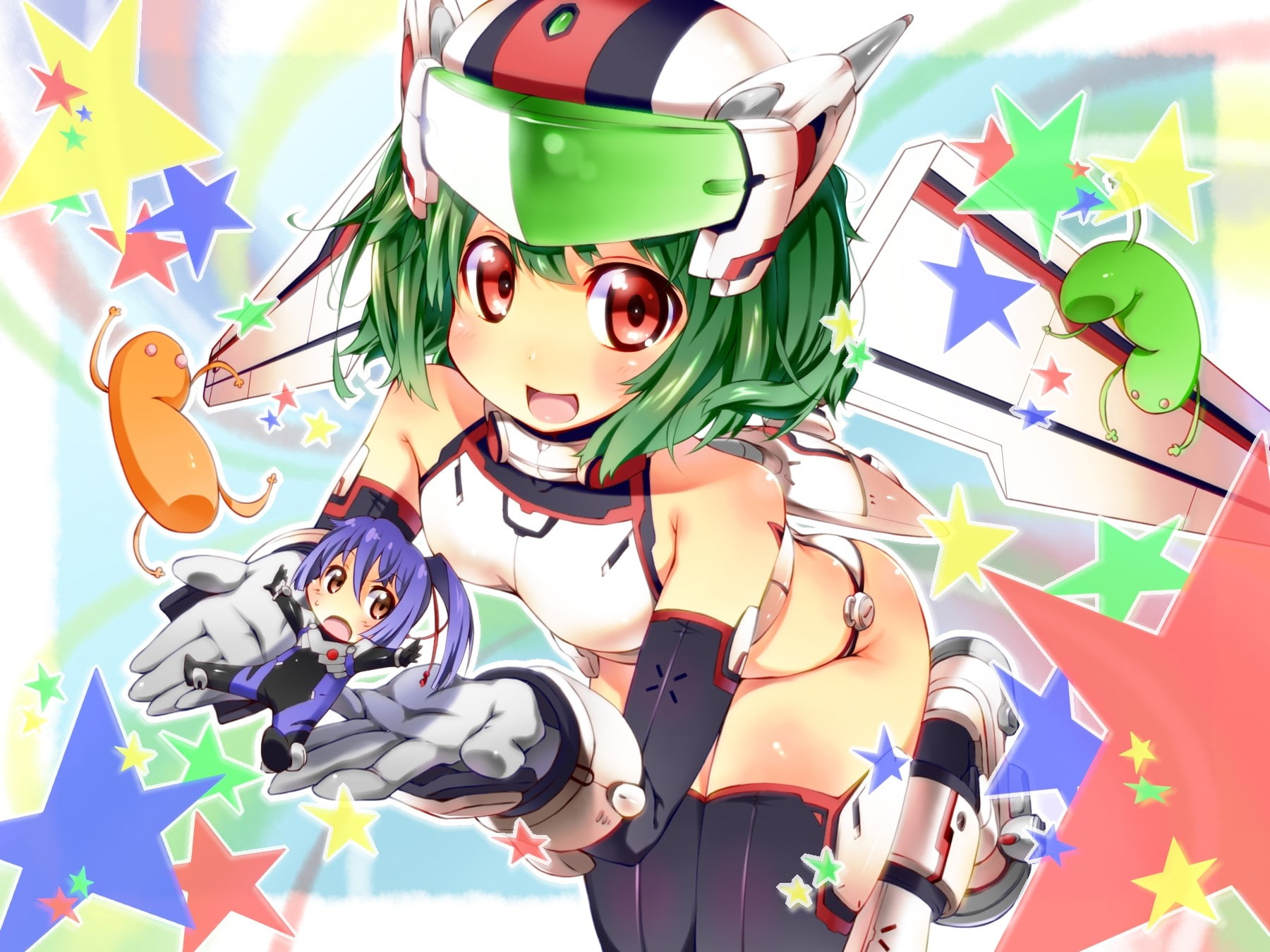 macross frontier, multi colored, representation, creativity
