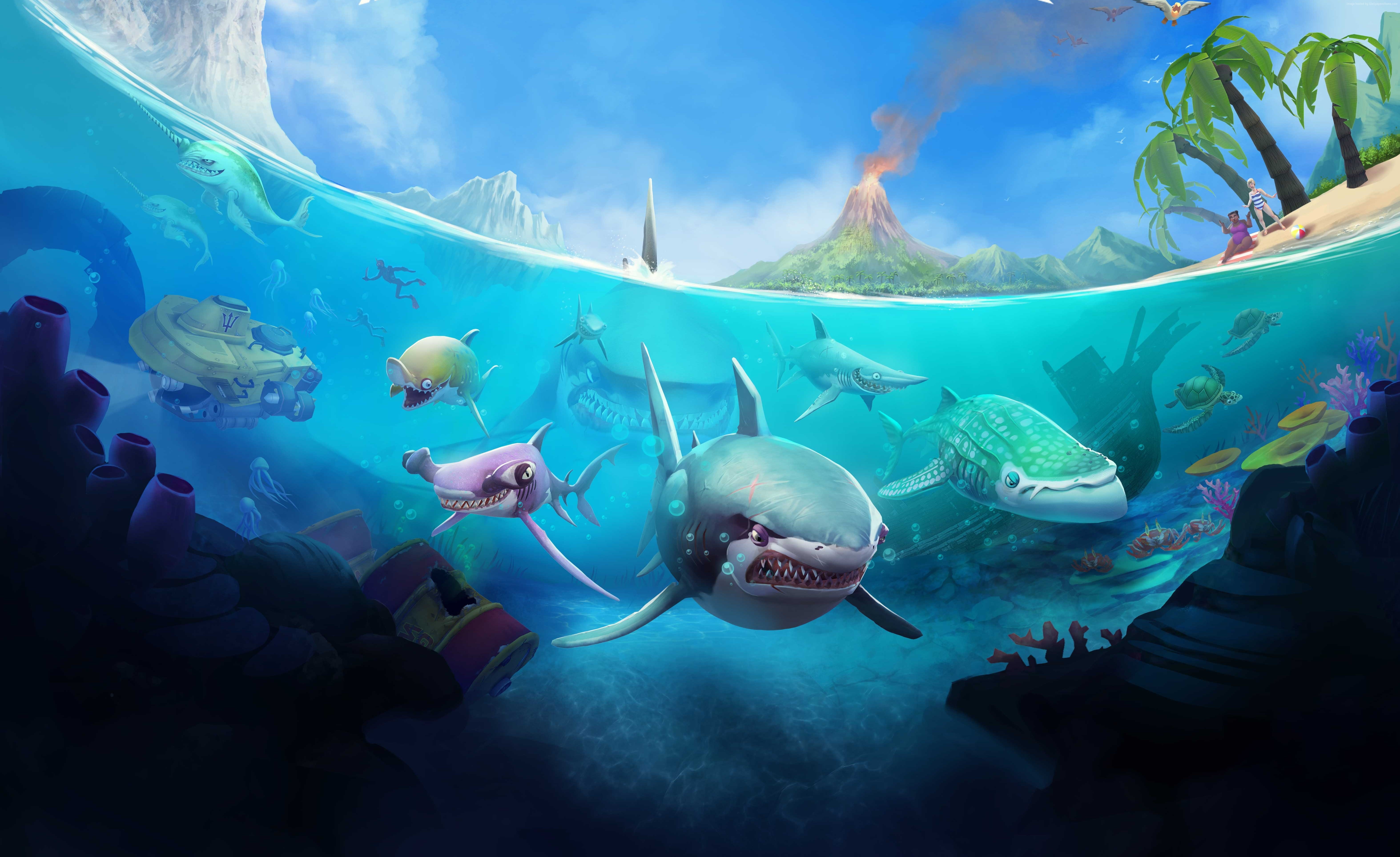 Hungry Shark World, iOS, Android