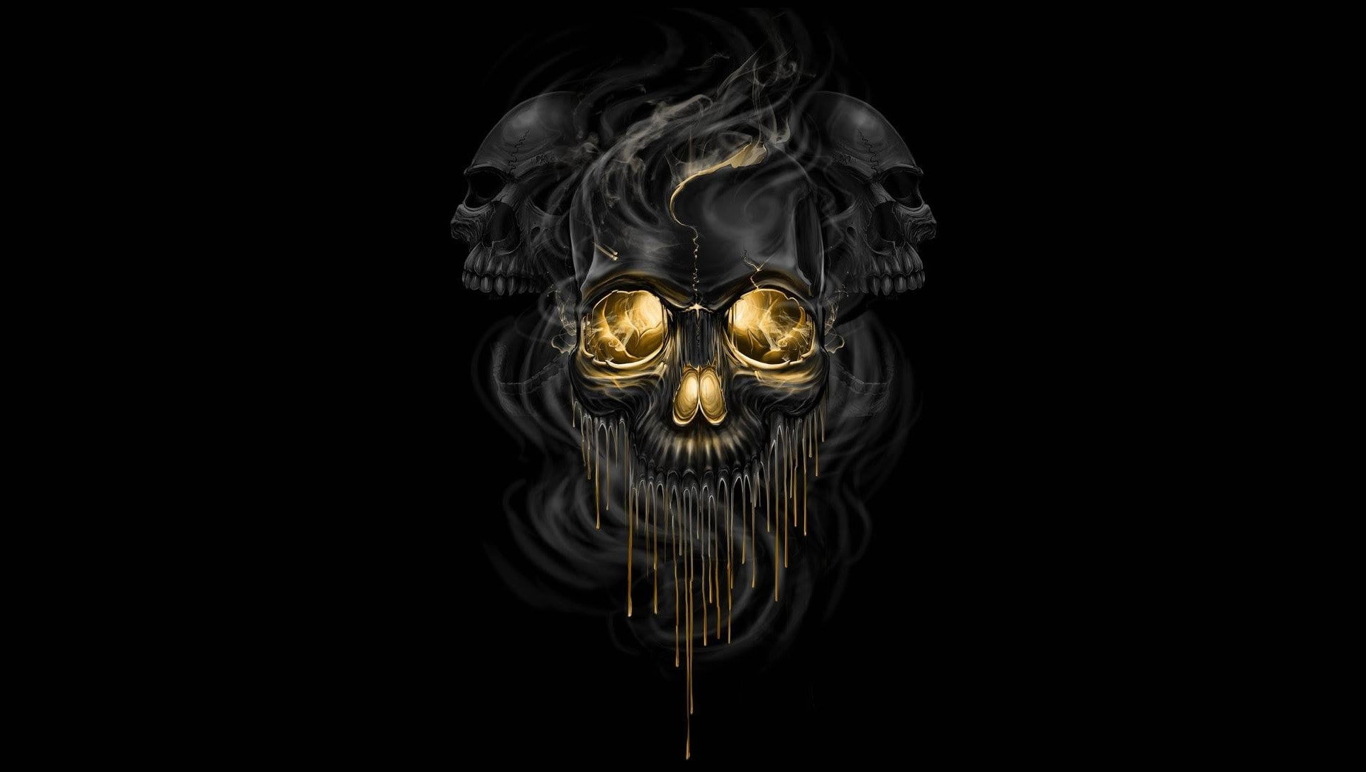 artwork, skull