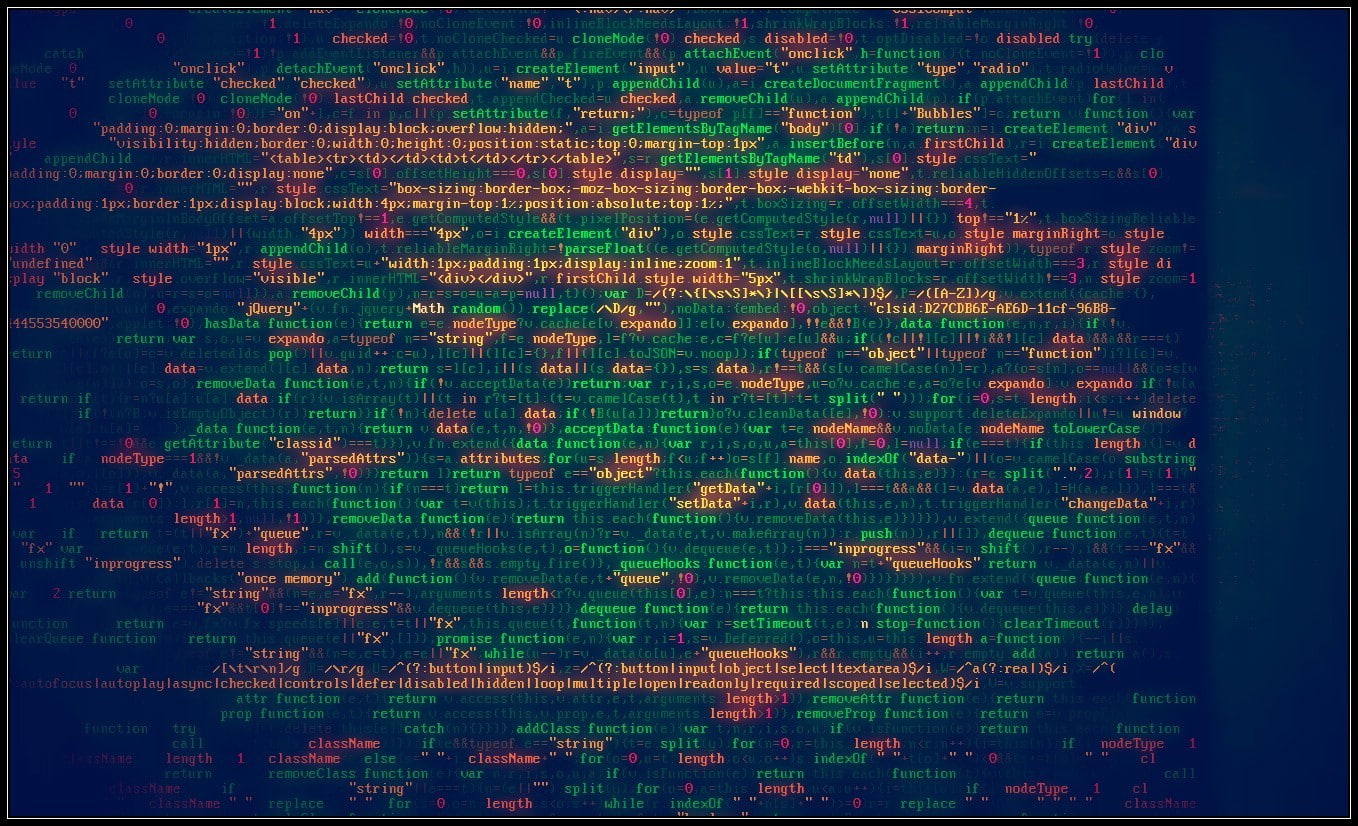 javascript minified computer code css syntax highlighting html minimalism