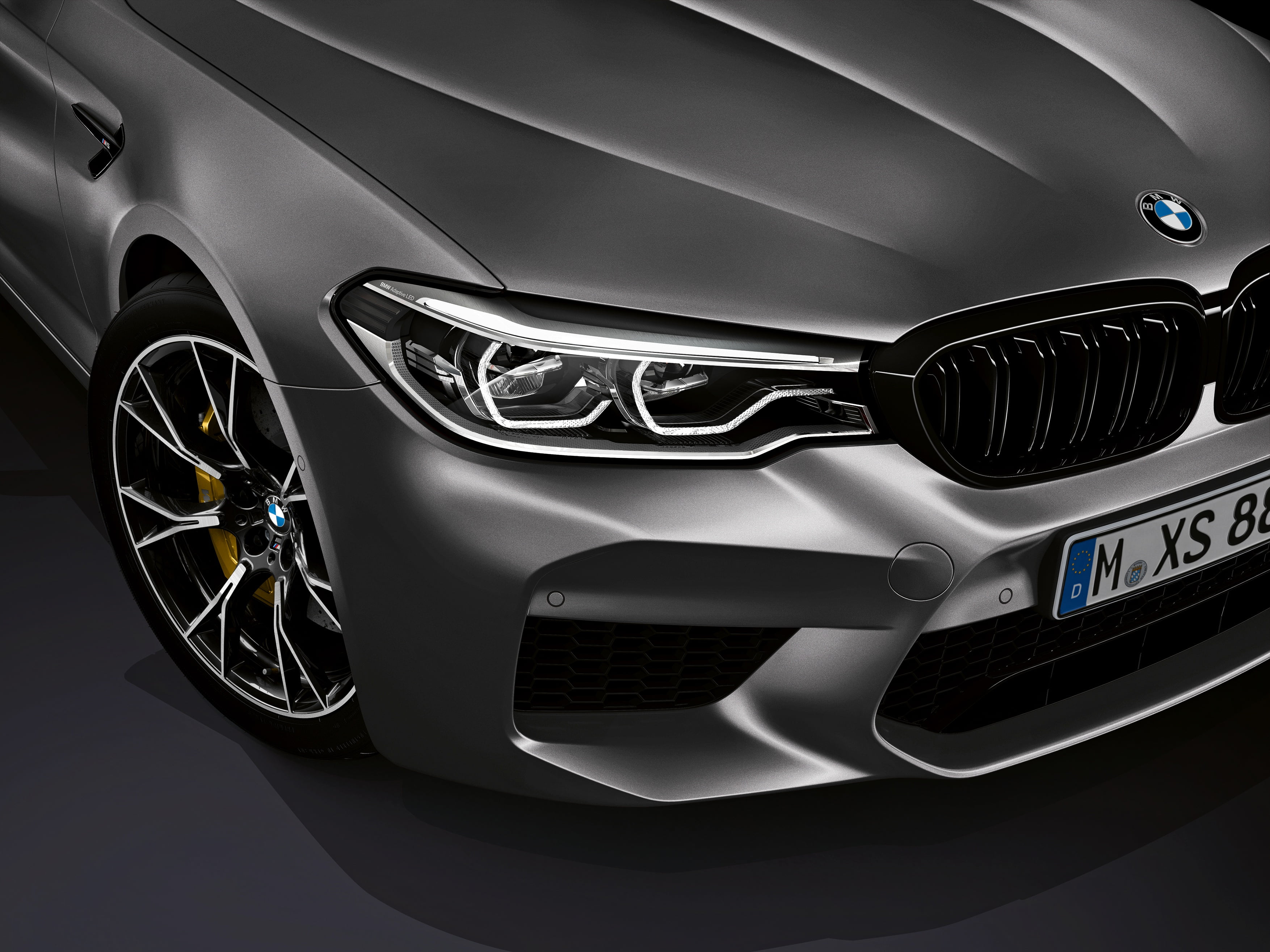 the hood, BMW, grille, bumper, 2018, M5, V8, F90, M5 Competition
