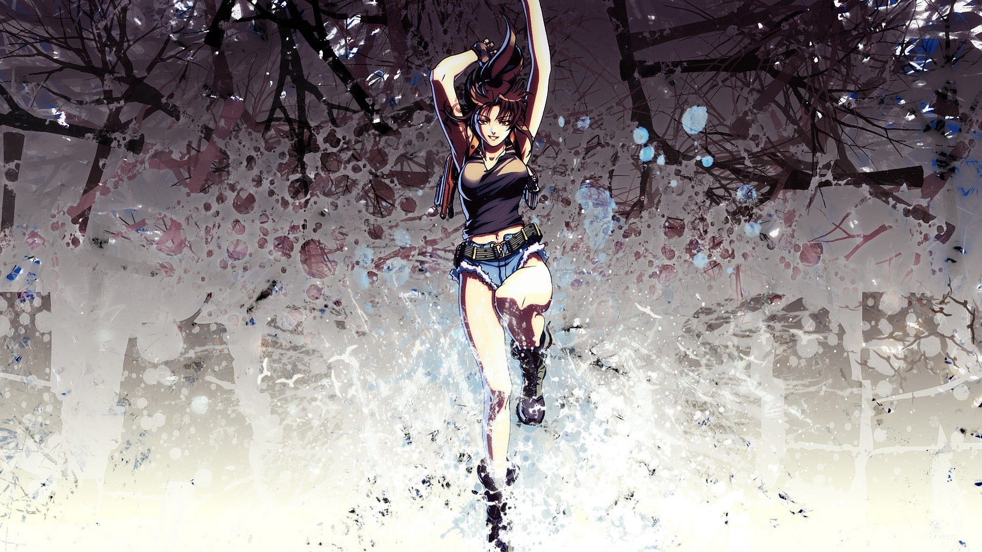 anime, Black Lagoon, Revy, sport, one person, leisure activity