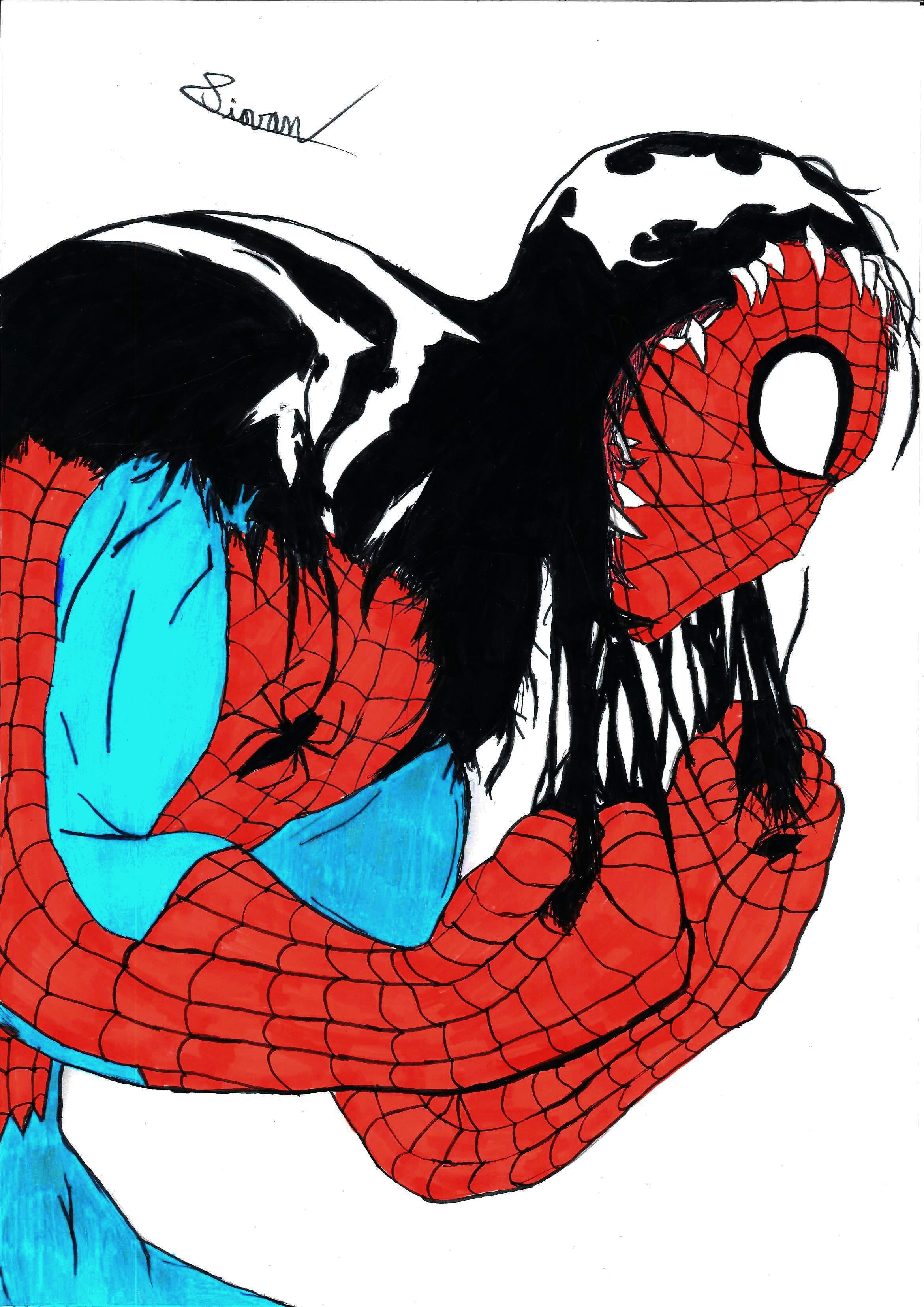 Spider-Man fanart, Venom, art and craft, representation, creativity