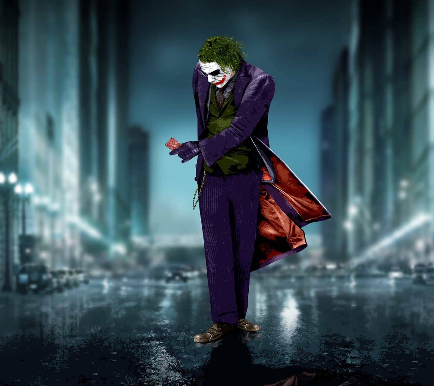 The Joker wallpaper, The Dark Knight, movies, full length, one person