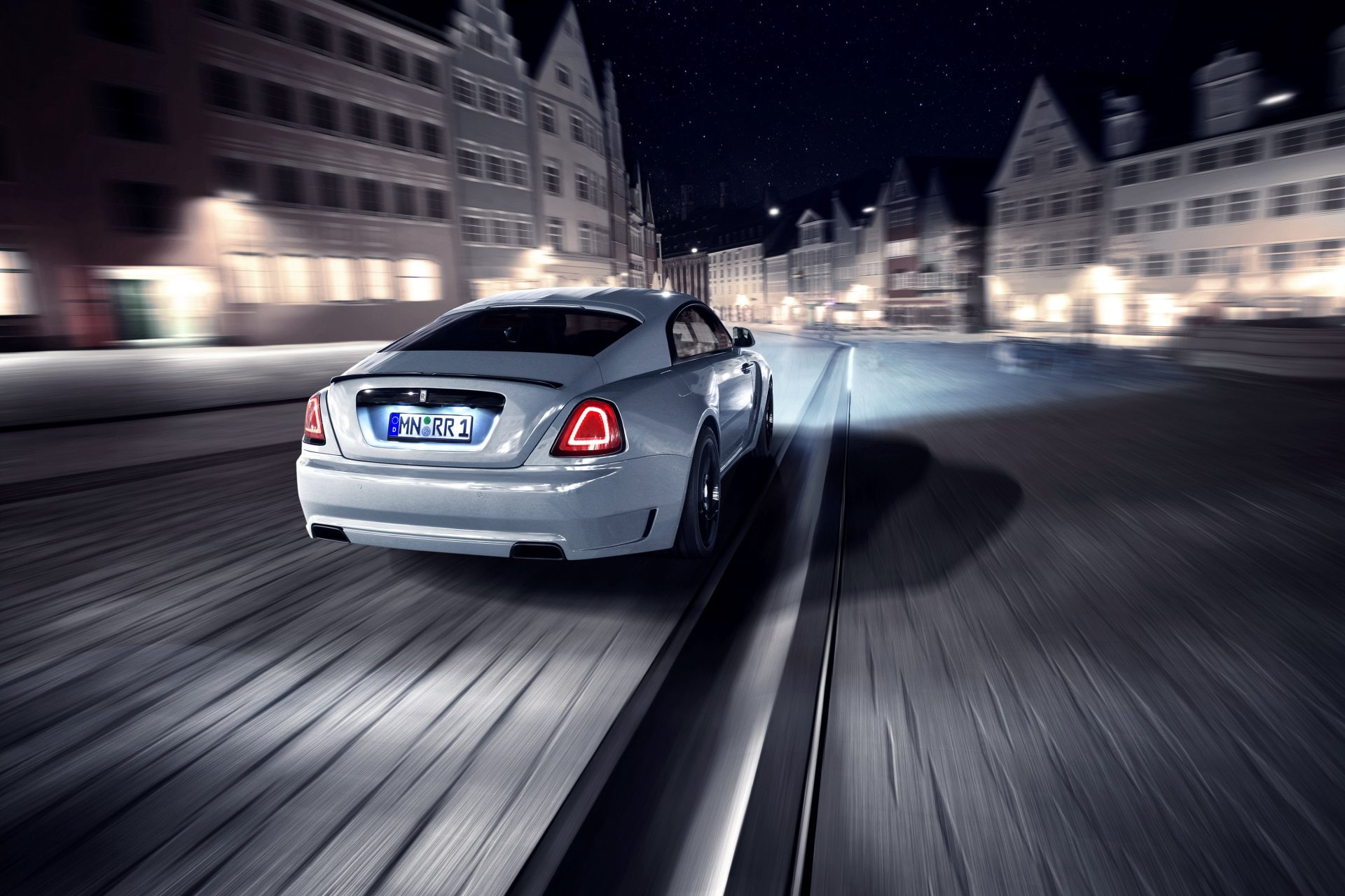 Rolls Royce, Rolls-Royce Wraith, Car, Luxury Car, Motion Blur