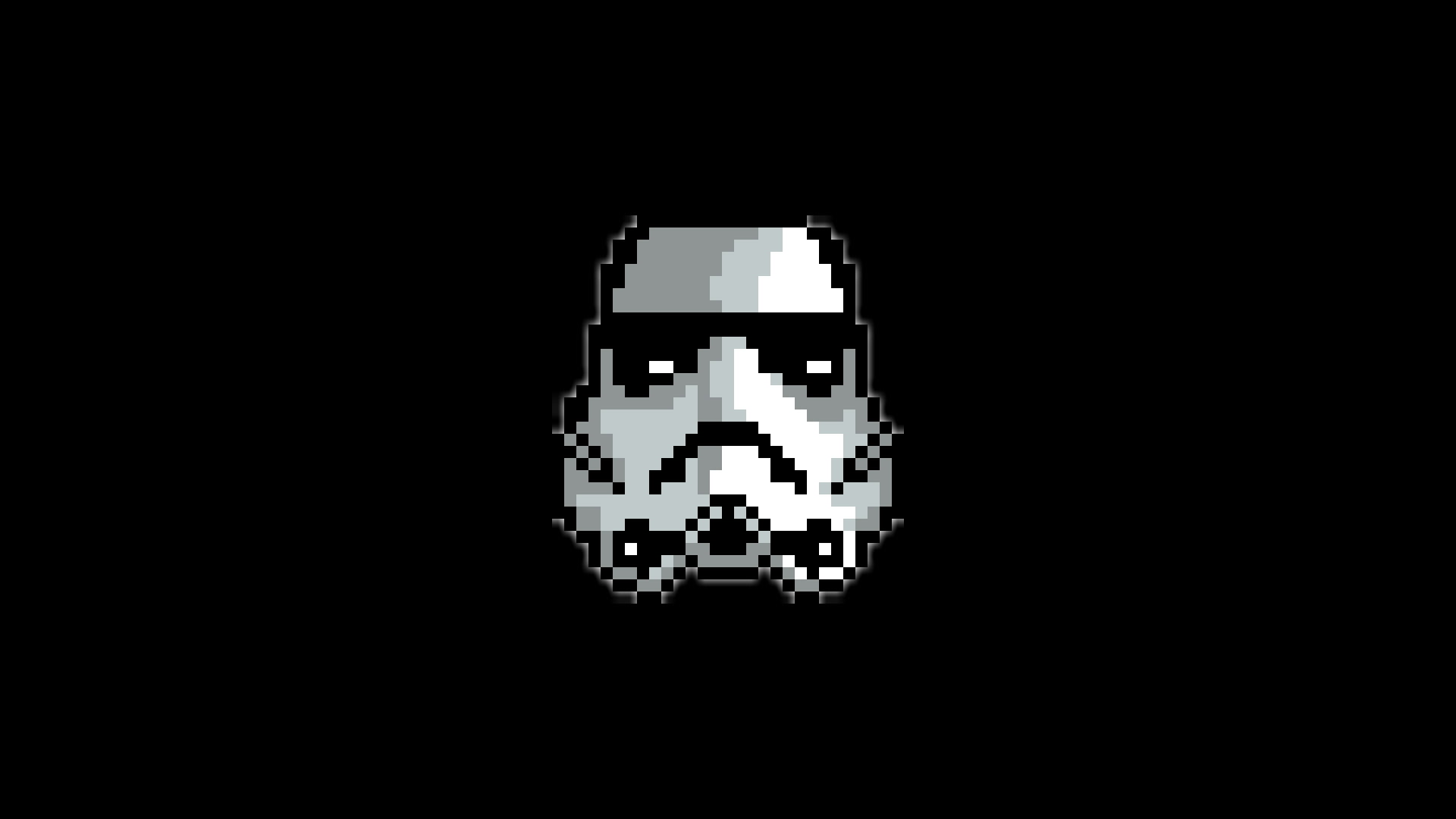 stormtrooper pixel art pixels star wars, copy space, architecture