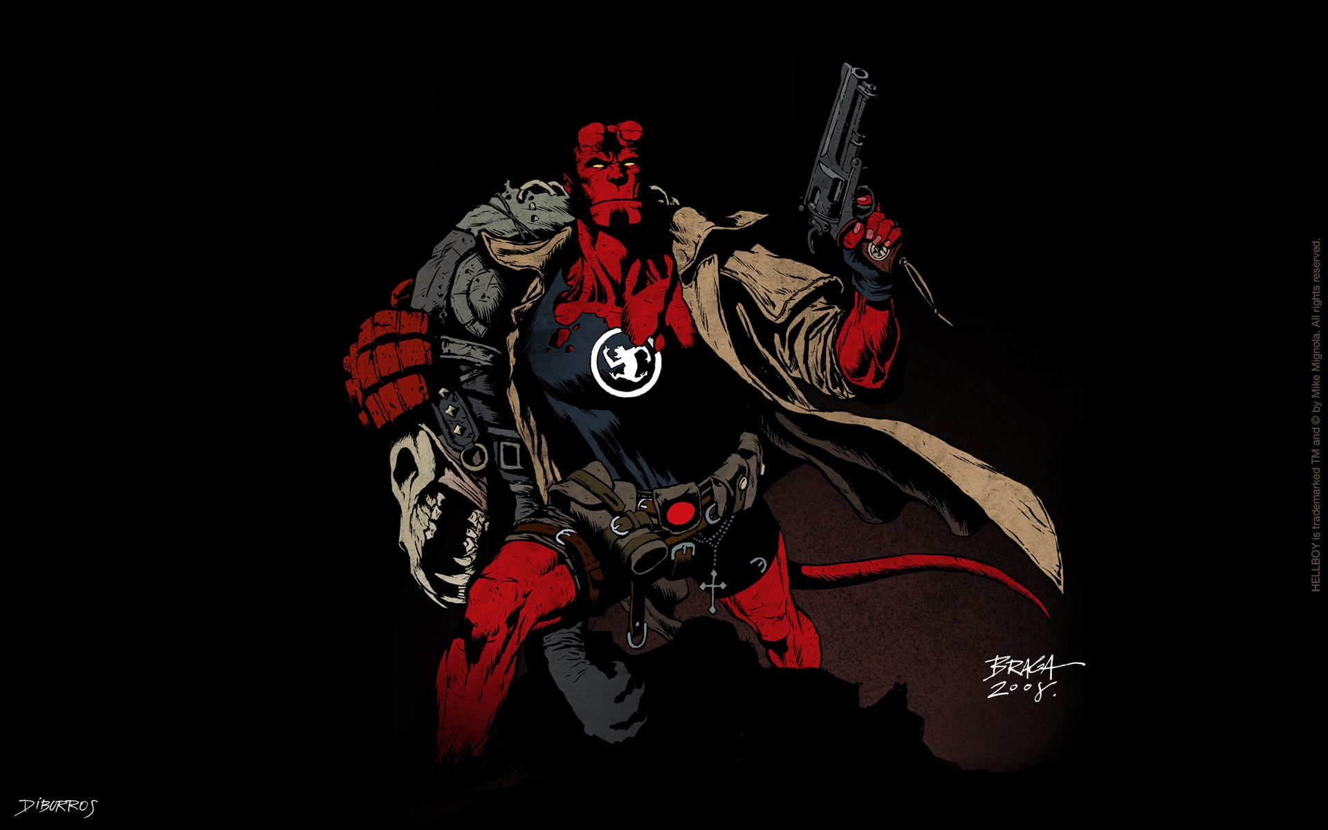 comic art, Hellboy