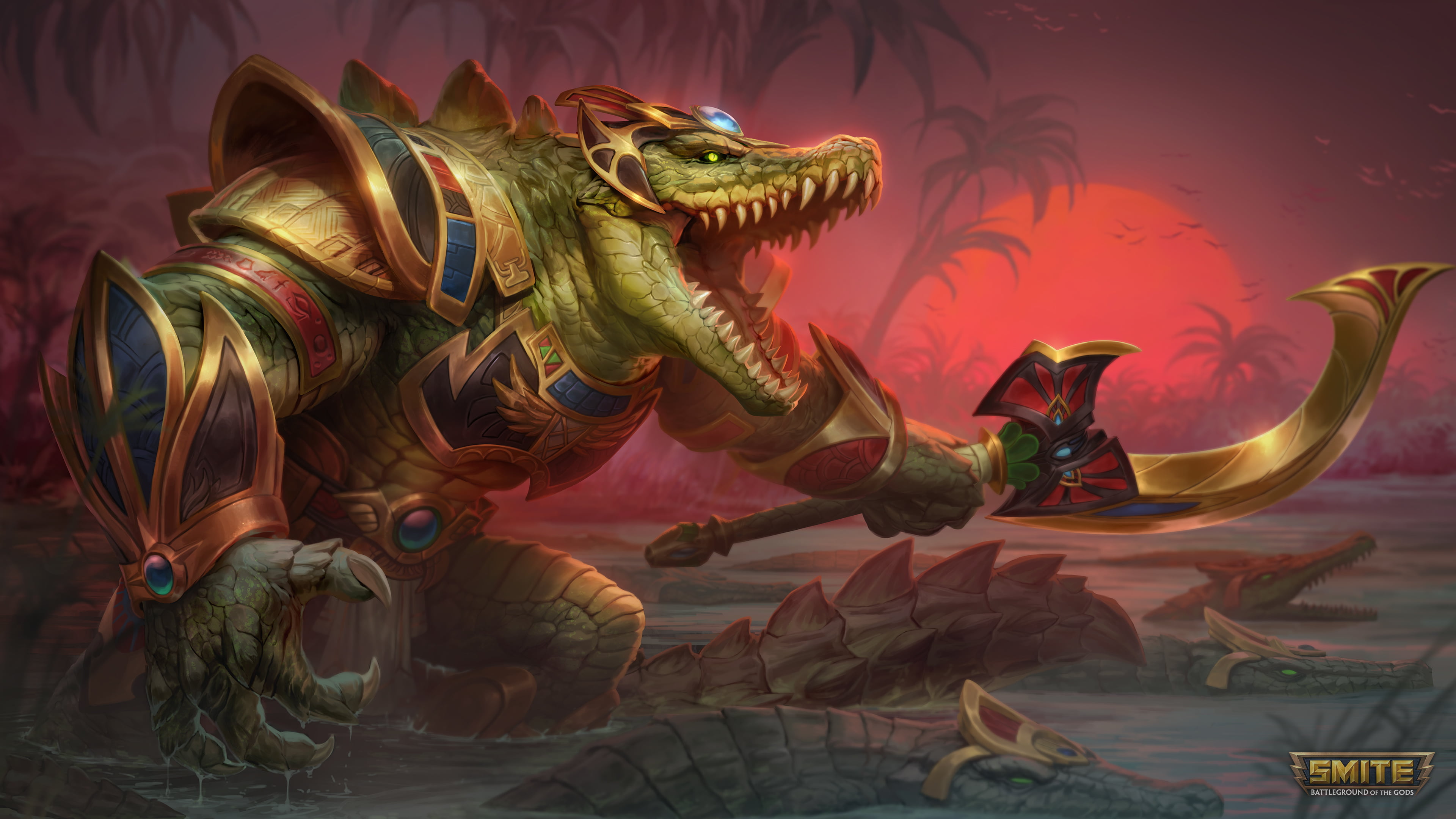 Free download | HD wallpaper: Sobek (Smite), Egyptian mythology ...