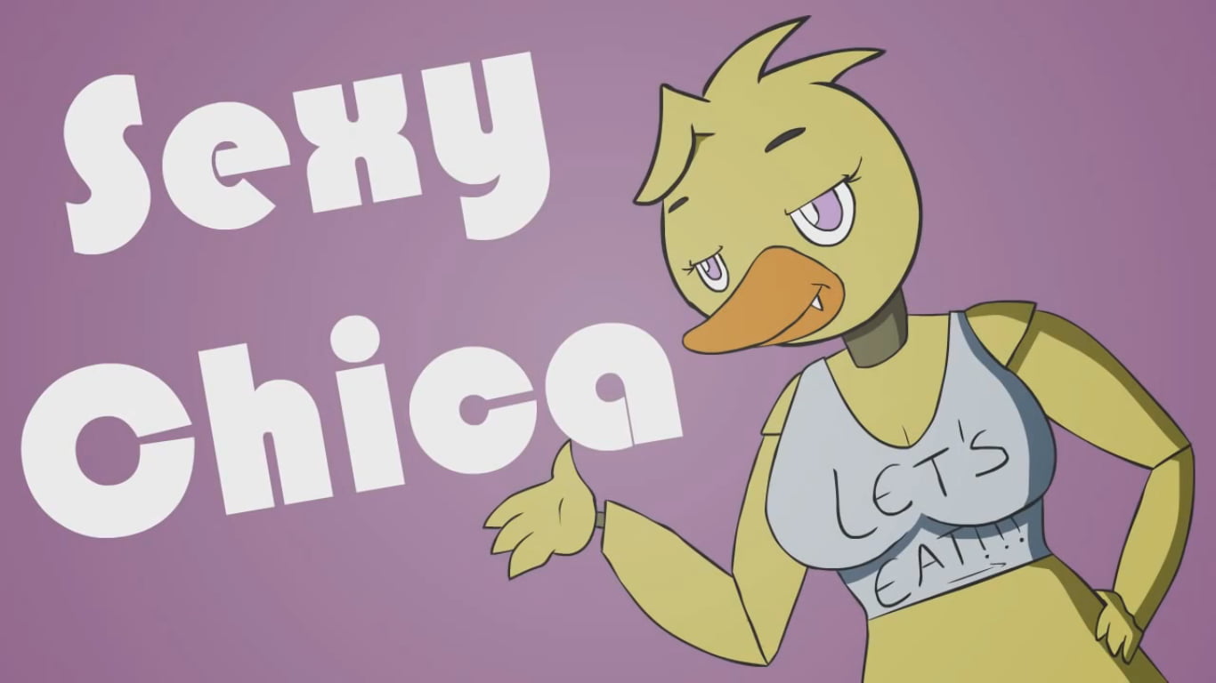 Sexy Chica illustration, Markiplier, Five Nights at Freddy's