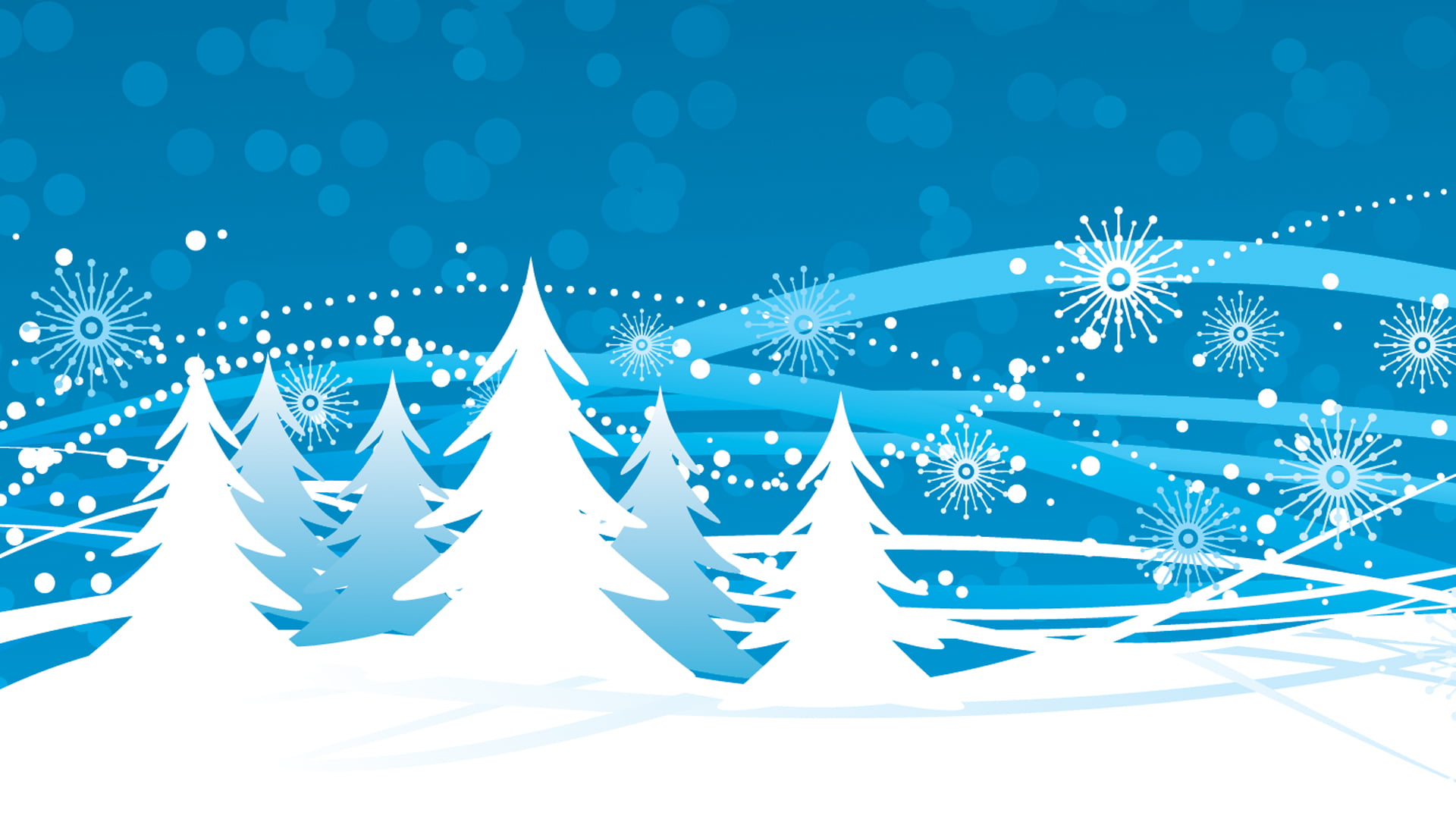 abstract, winter, vector