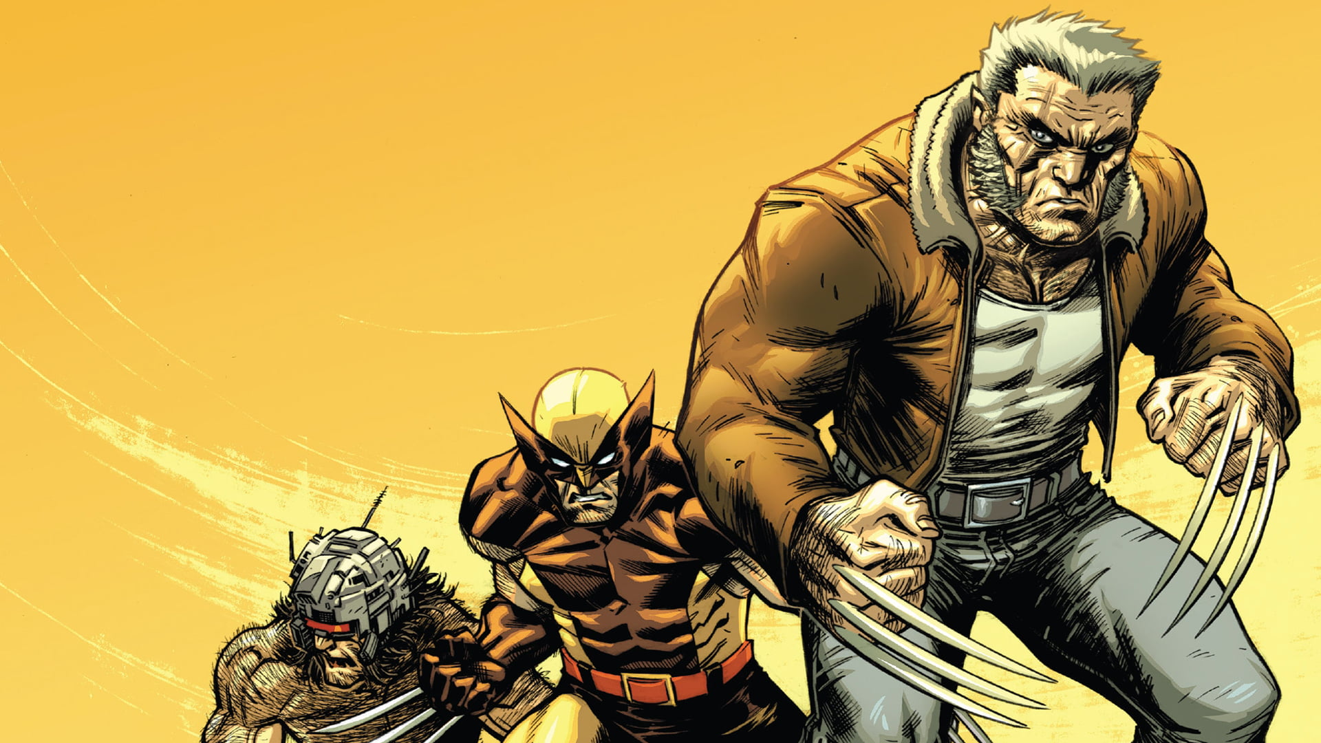Wolverine illustration, Marvel Comics, Old Man Logan, real people