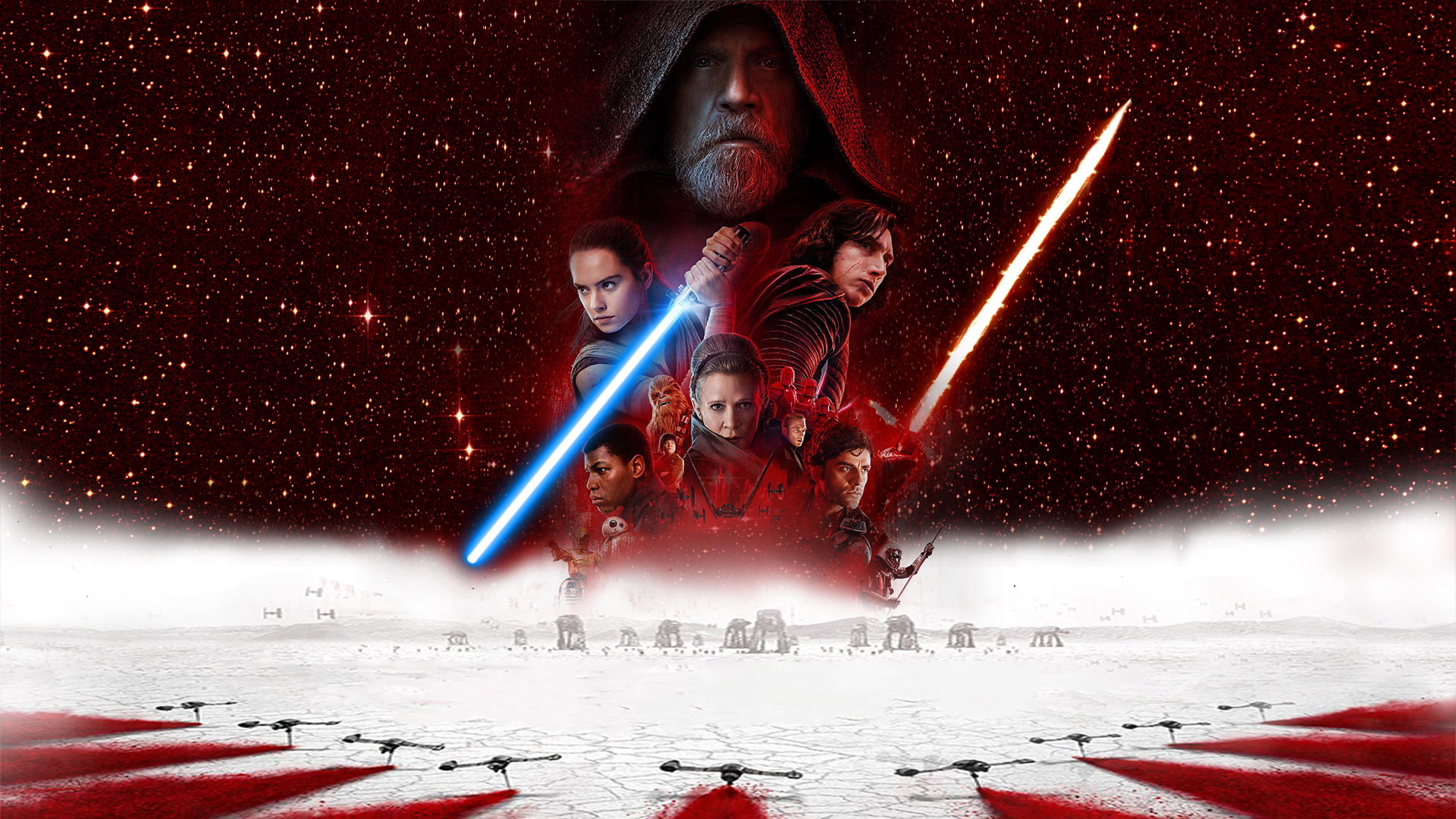 Star Wars: The Last Jedi, Rey (from Star Wars), Luke Skywalker