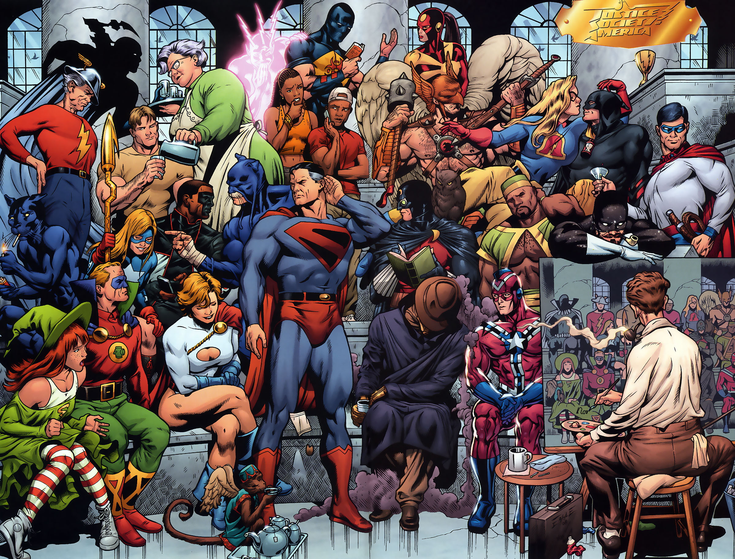 Comics, Justice Society of America, Earth-2  (DC Comics), Flash