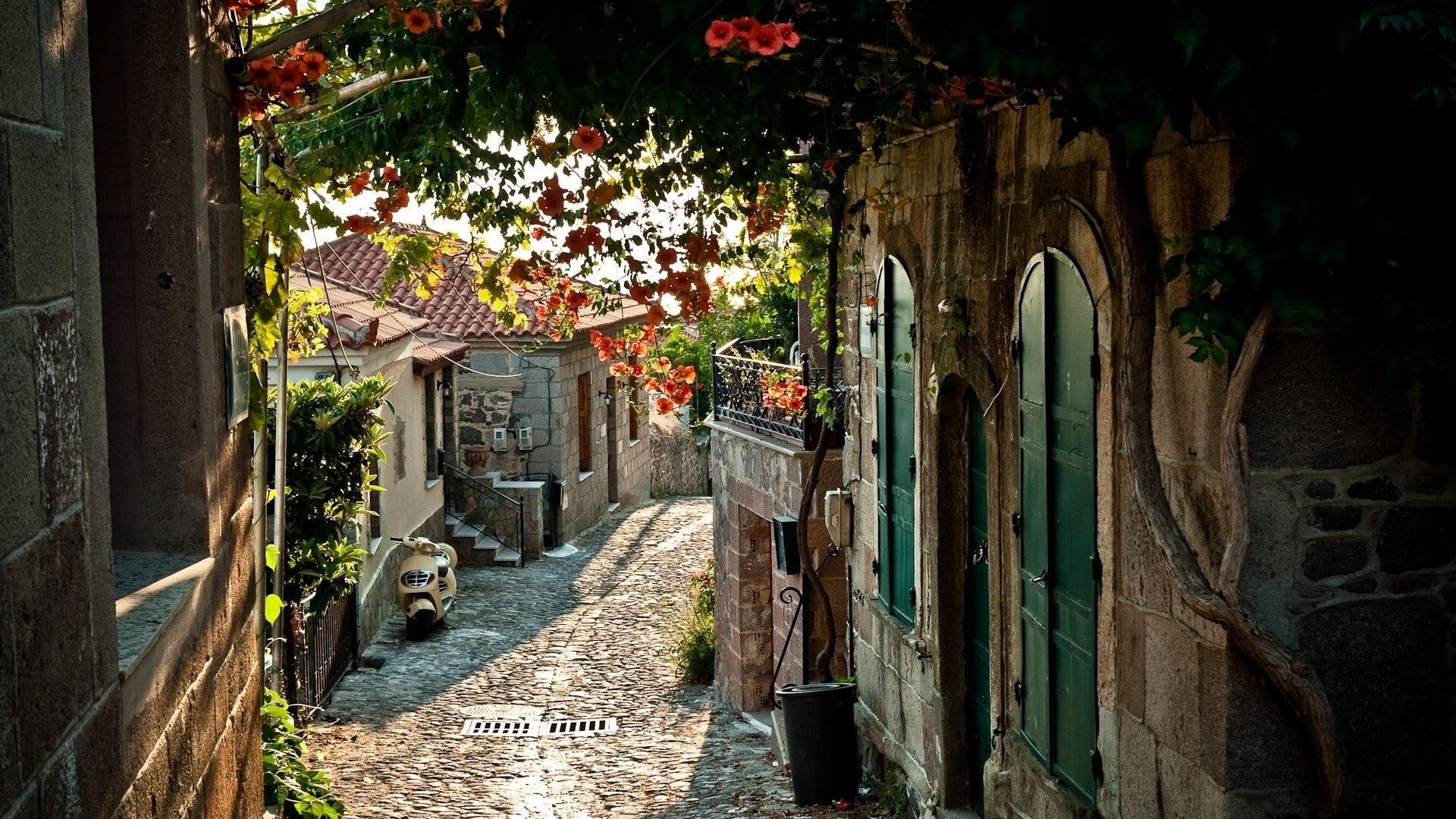 streets houses villages oldtown 1920x1080  Architecture Houses HD Art