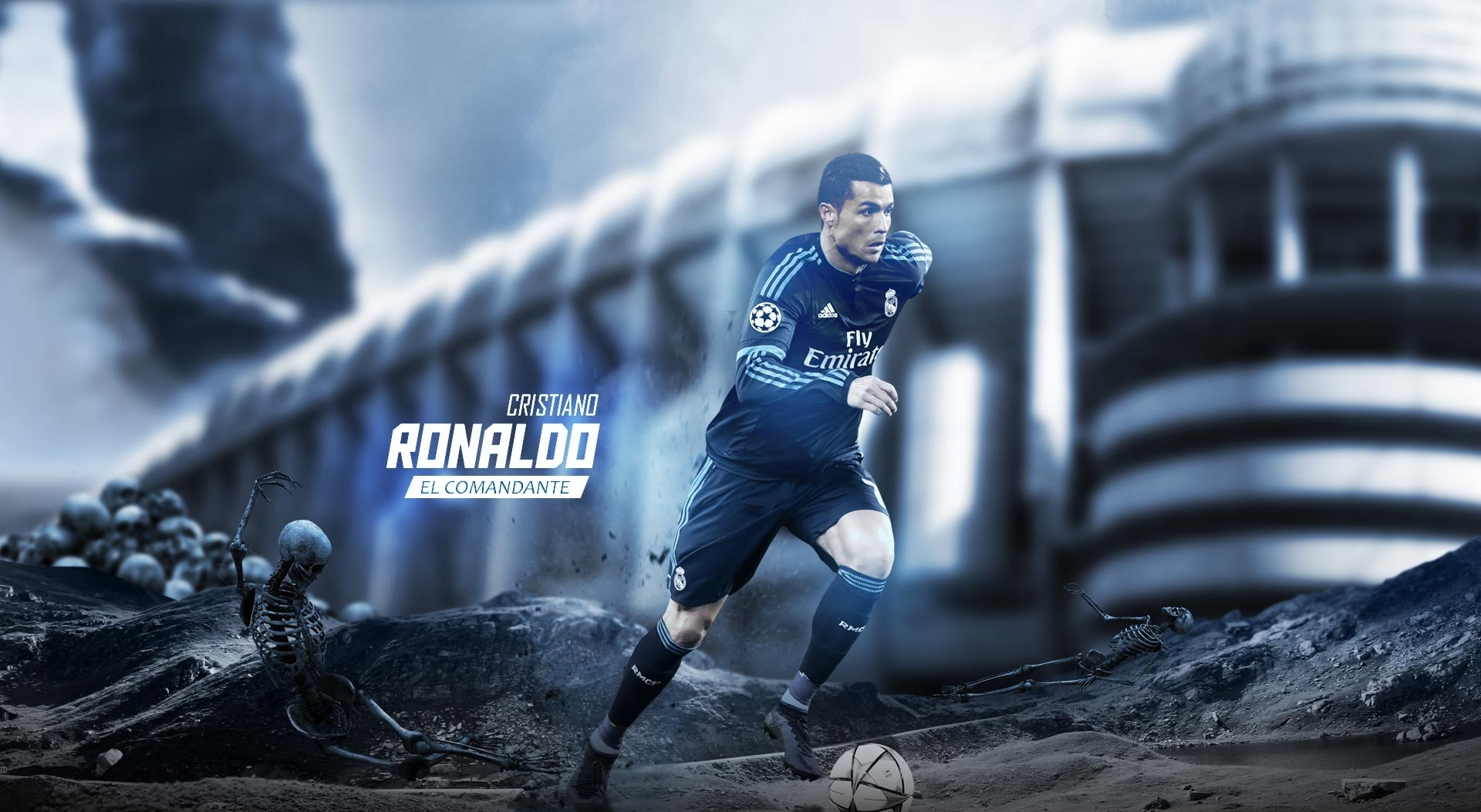 Cristiano Ronaldo - El Comandante, Cristiano Ronaldo digital wallpaper