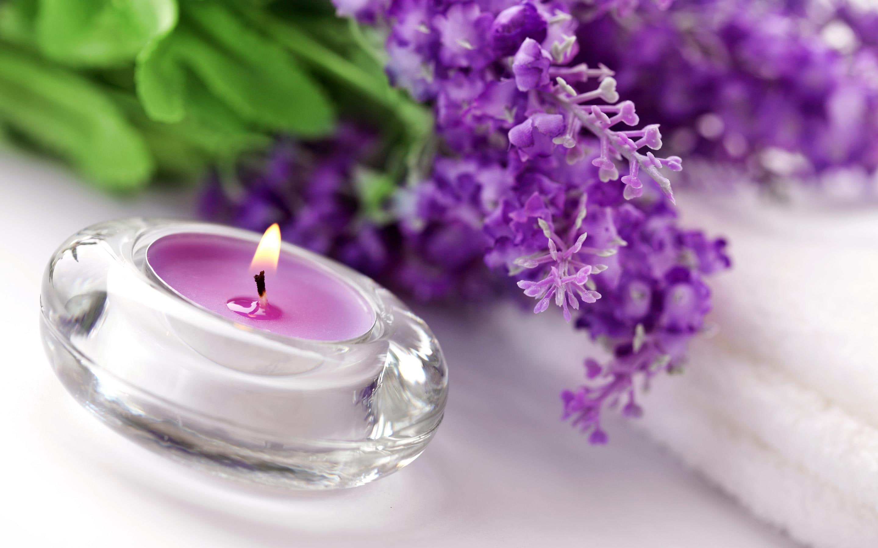 Purple Candle For *Purple-Haze*, moments, lovely, soft, spiritual
