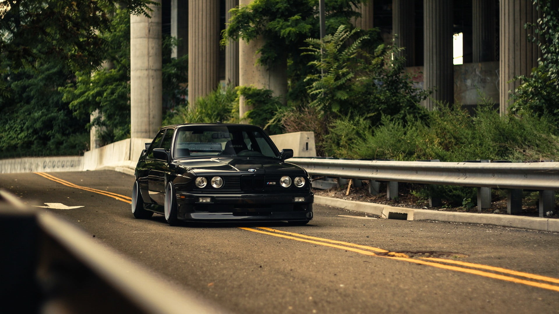 black BMW sedan, BMW M3, car, BMW E30, transportation, mode of transportation