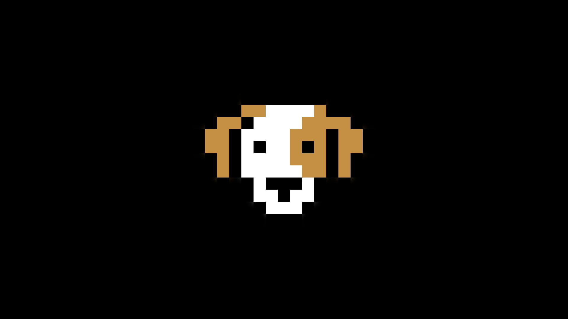 pixel art, pixels, dog, animals, minimalism, jigsaw piece, puzzle