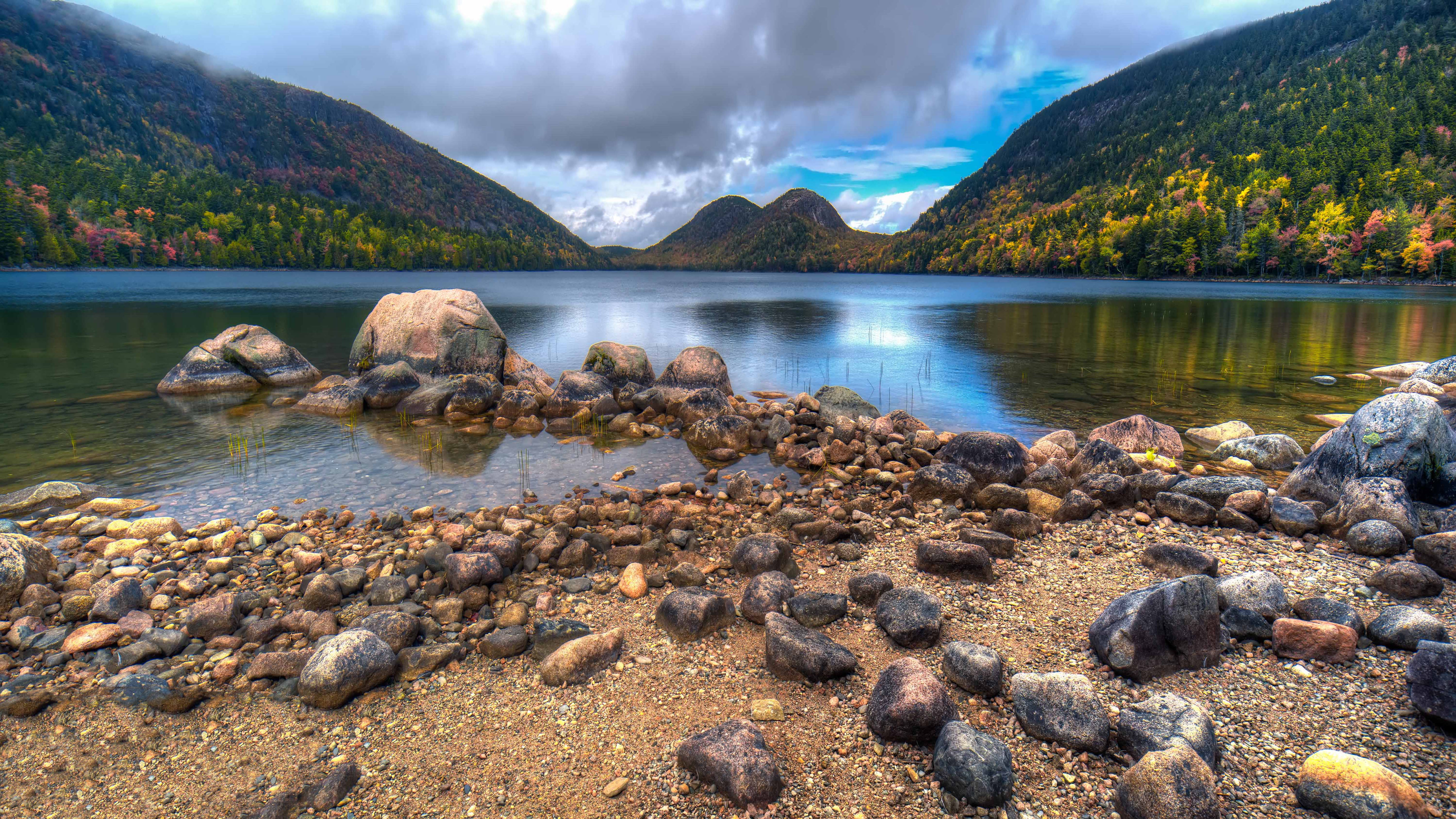 Jordan Pond And Acadia National Park Maine The Northeasternmost U.s. State HD Desktop Wallpapers 5200×2925