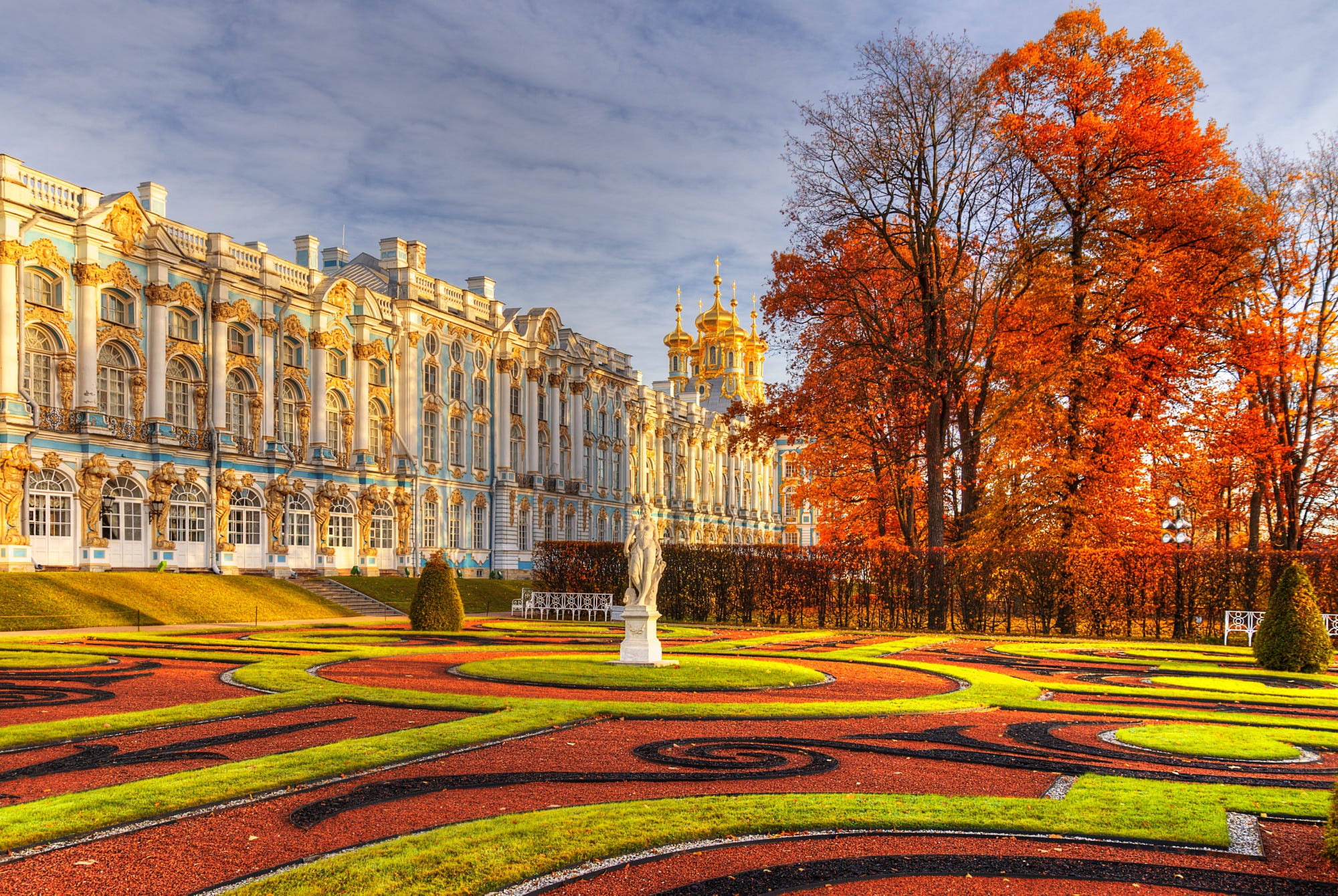 Ed Gordeev, autumn Park, Tsarskoye Selo, Catherine Palace