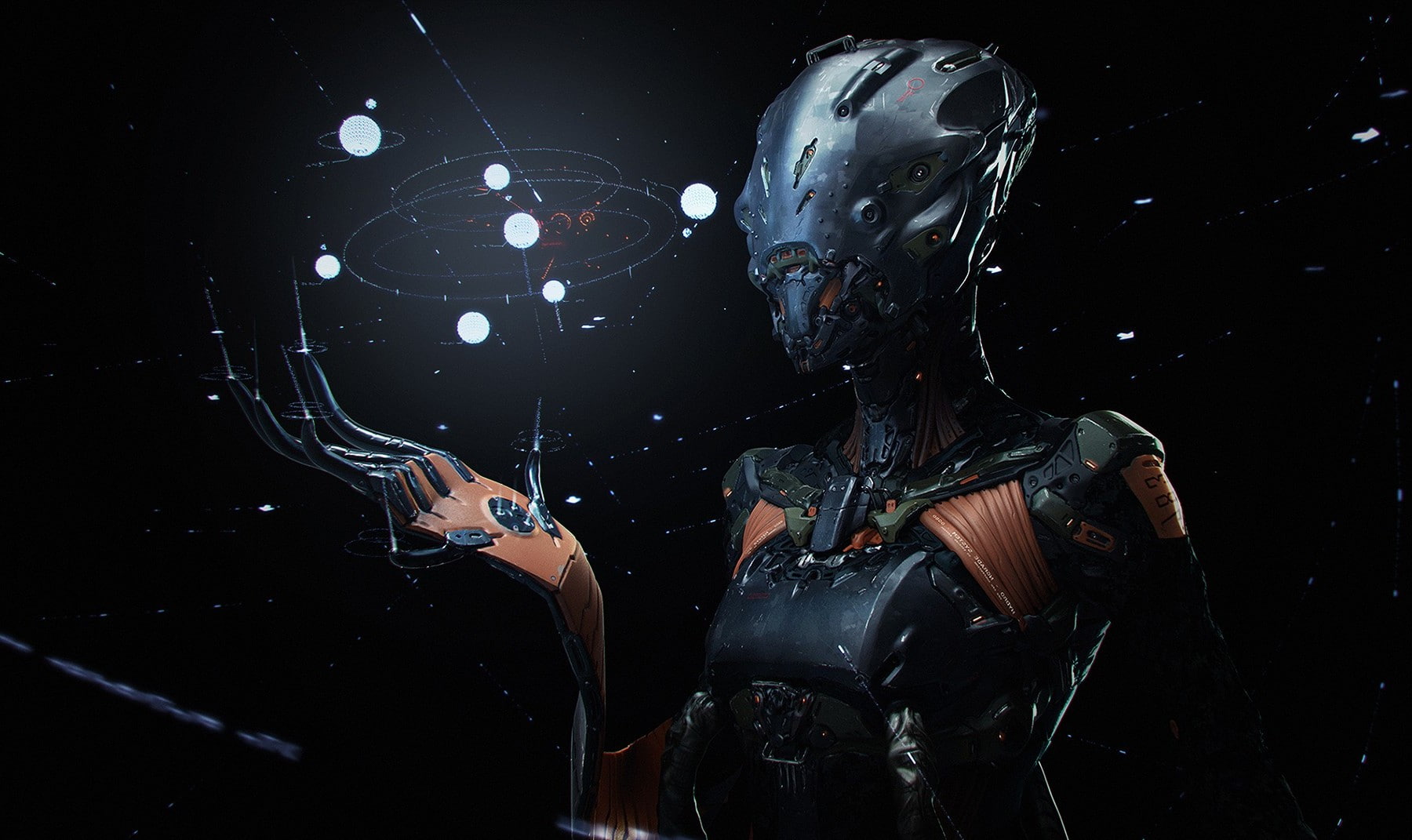 Free download | HD wallpaper: Aliens, artwork, Concept Art, cyborg ...