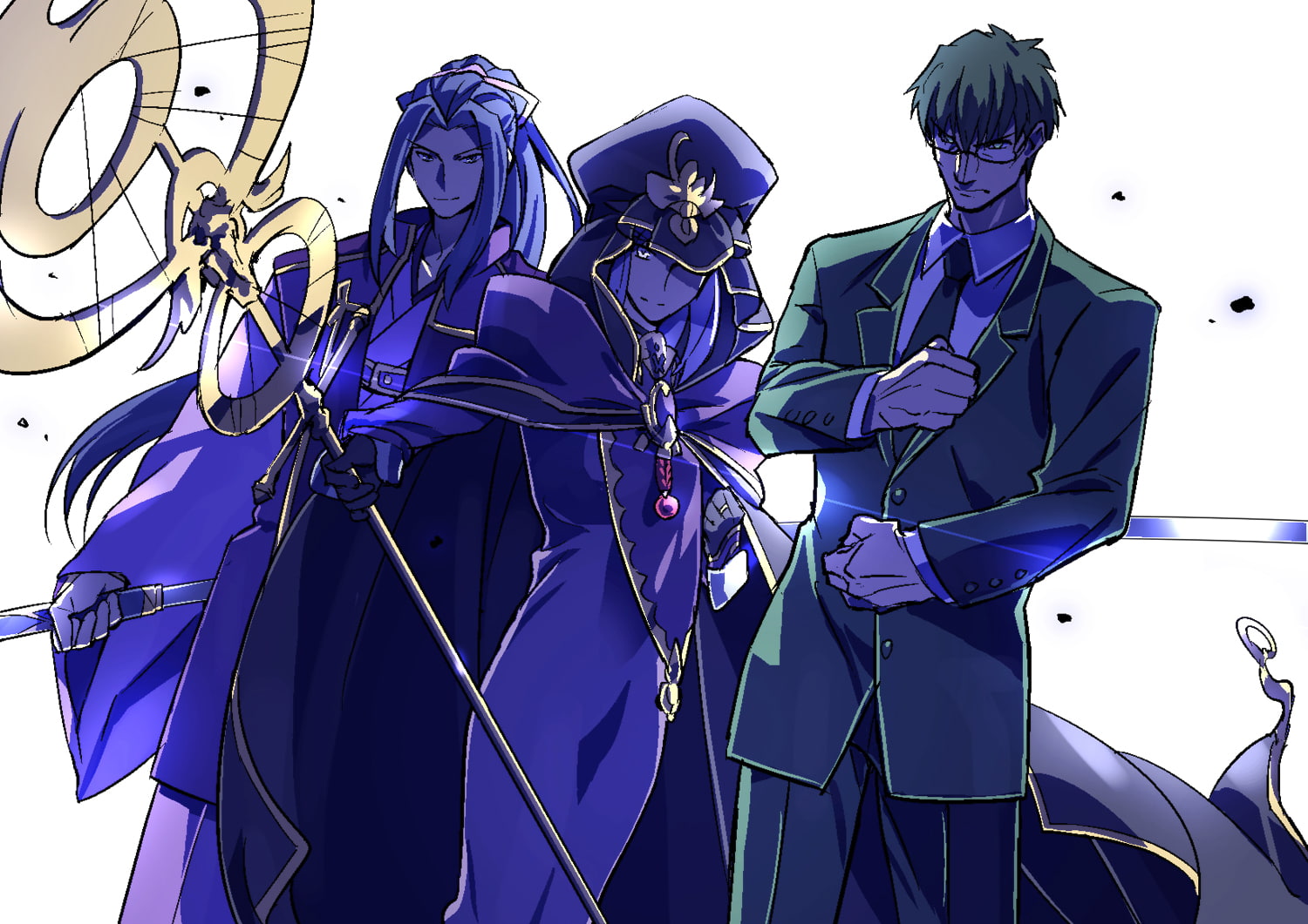 Fate Series, Fate/Stay Night, Caster (Fate/Stay Night), Assassin (Fate/Stay Night)