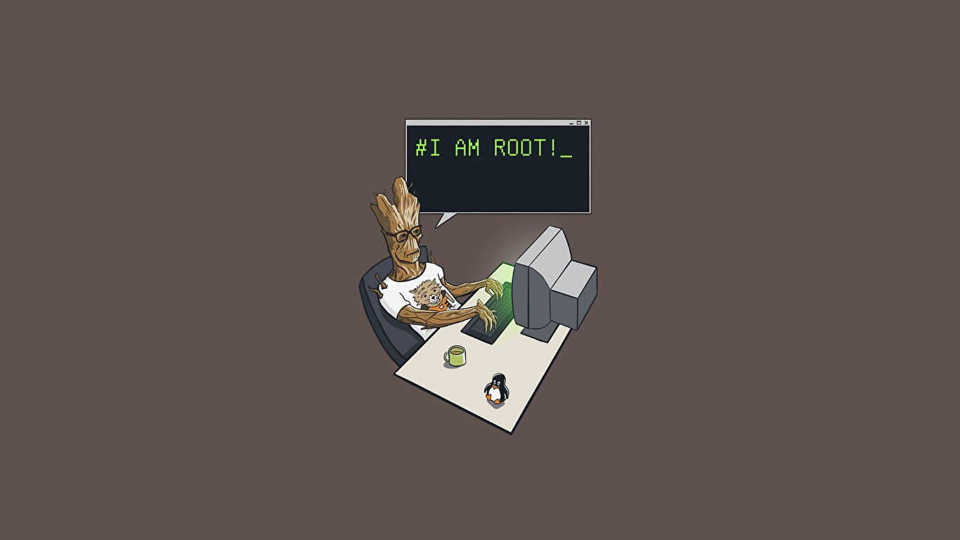Groot illustration, Linux, Guardians of the Galaxy Vol. 2, finance