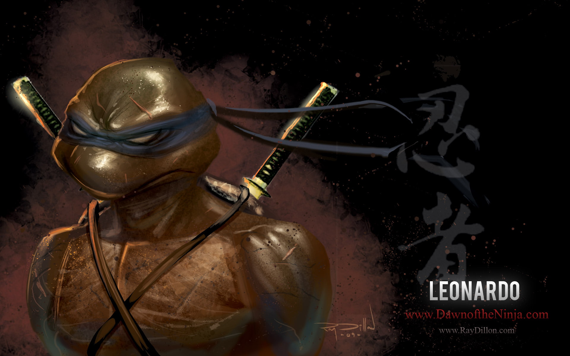 Teenage Mutant Ninja Turtles Leonardo Drawing HD, cartoon/comic
