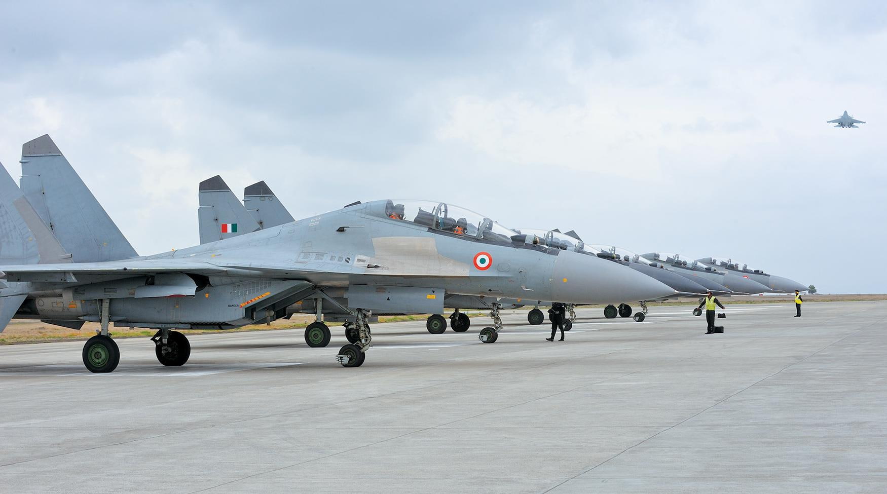 Indian Air Force, Sukhoi Su-30MKI, aircraft, airplane, air vehicle