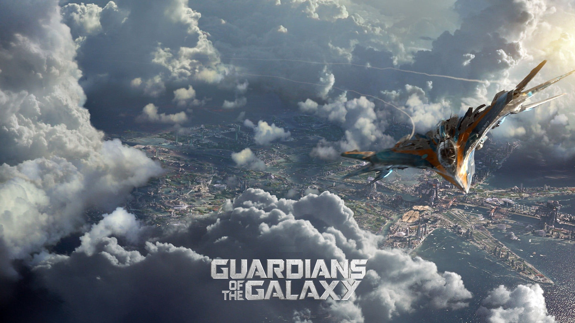 Guardians of the Galaxy movie, Star Lord, Gamora , Rocket Raccoon