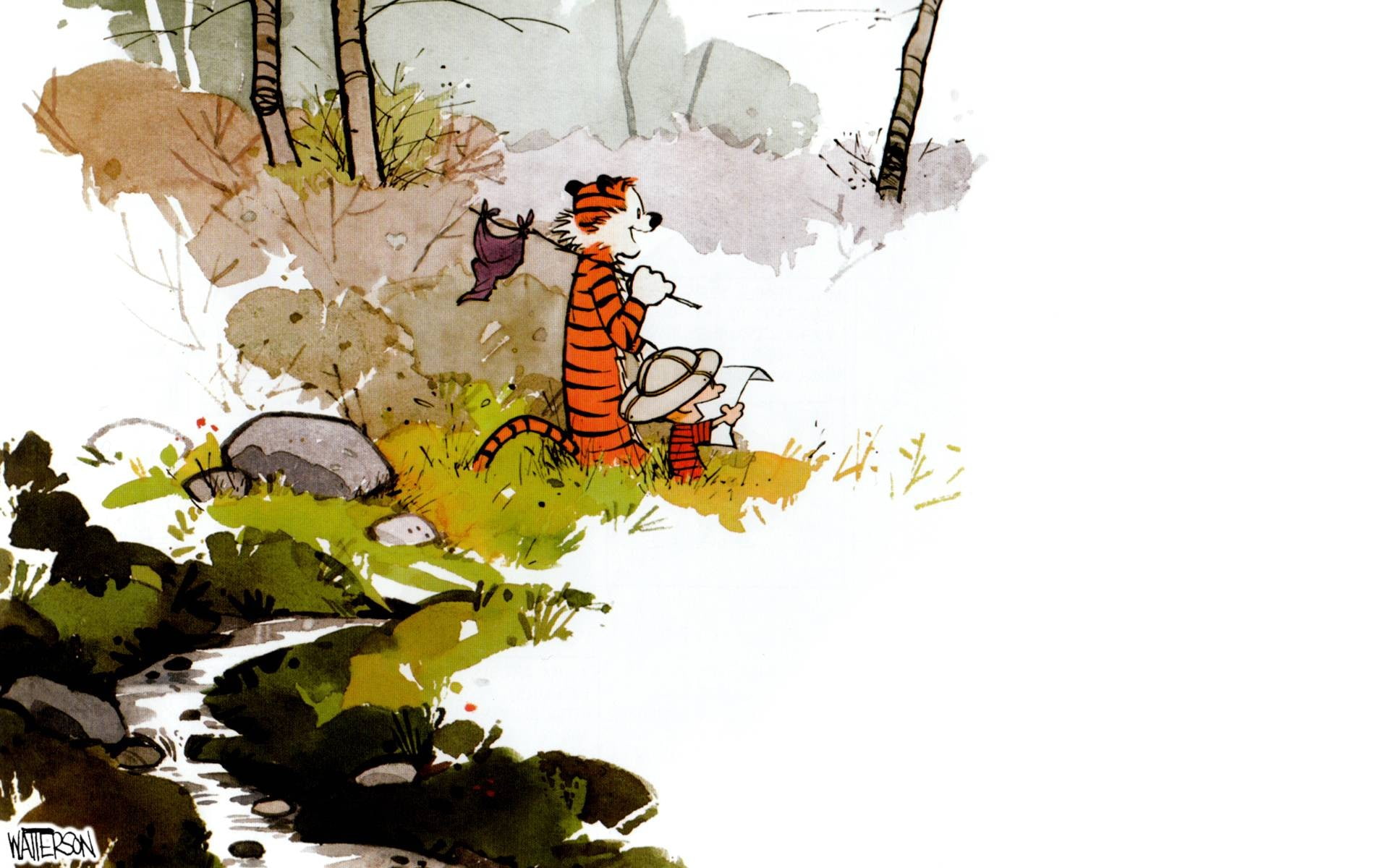 Calvin and Hobbes, comics, Bill Watterson, insect, animal, invertebrate