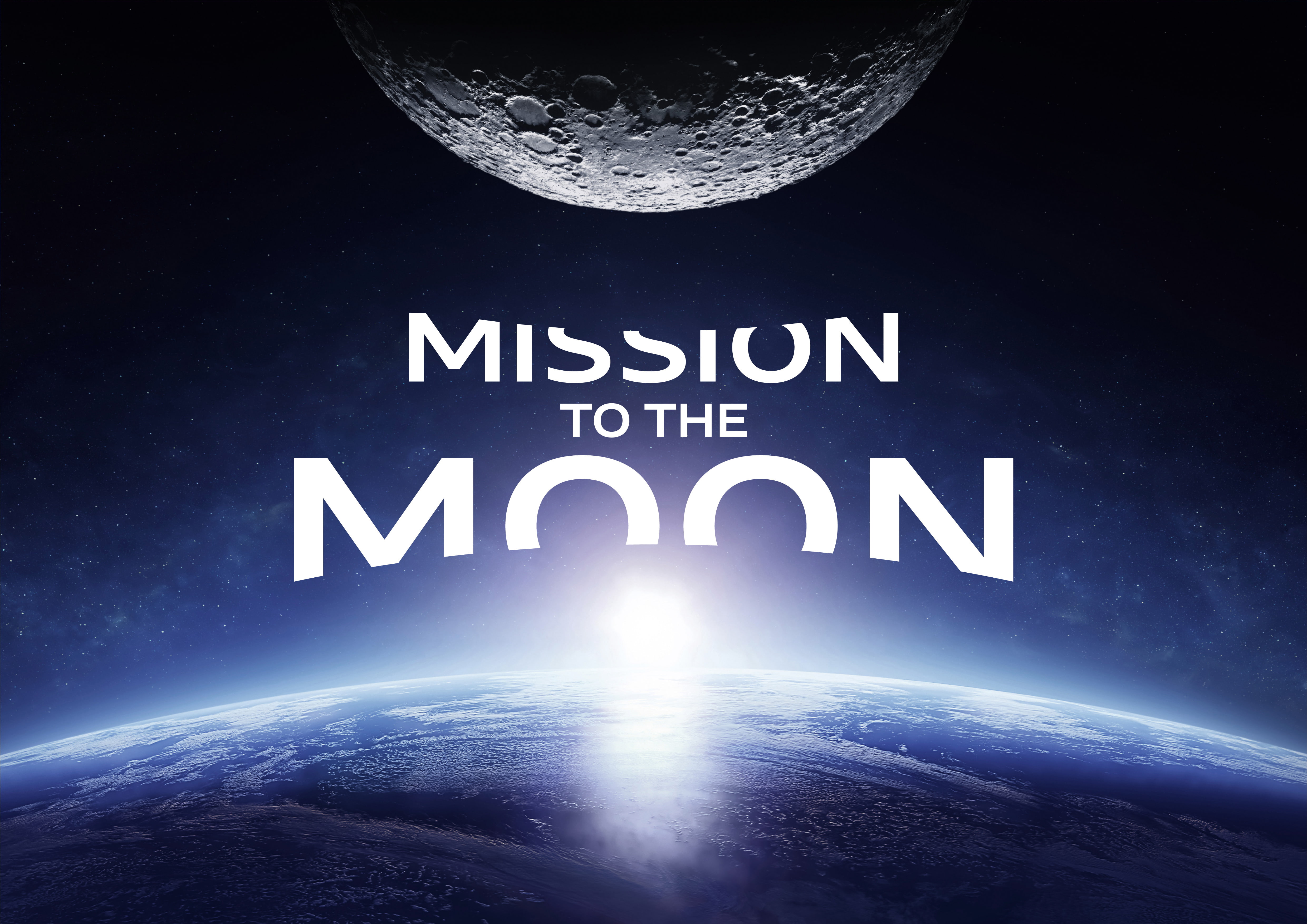 Mission to the Moon digital wallpaper, HD, 4K